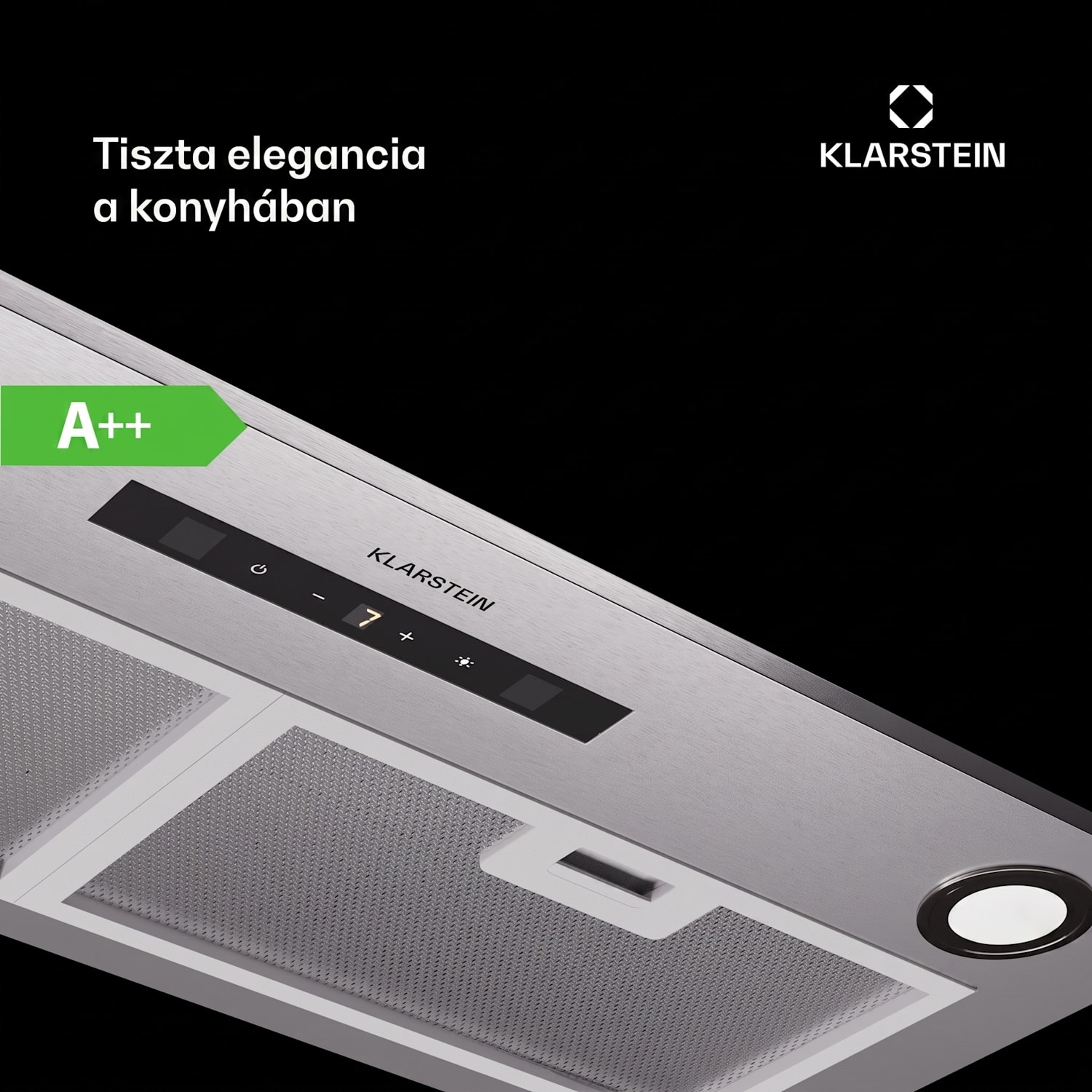 Paolo 72 beépíthető páraelszívó 72 cm 520 m³/h LED Touch A++ 72 cm | Rozsdamentes acél