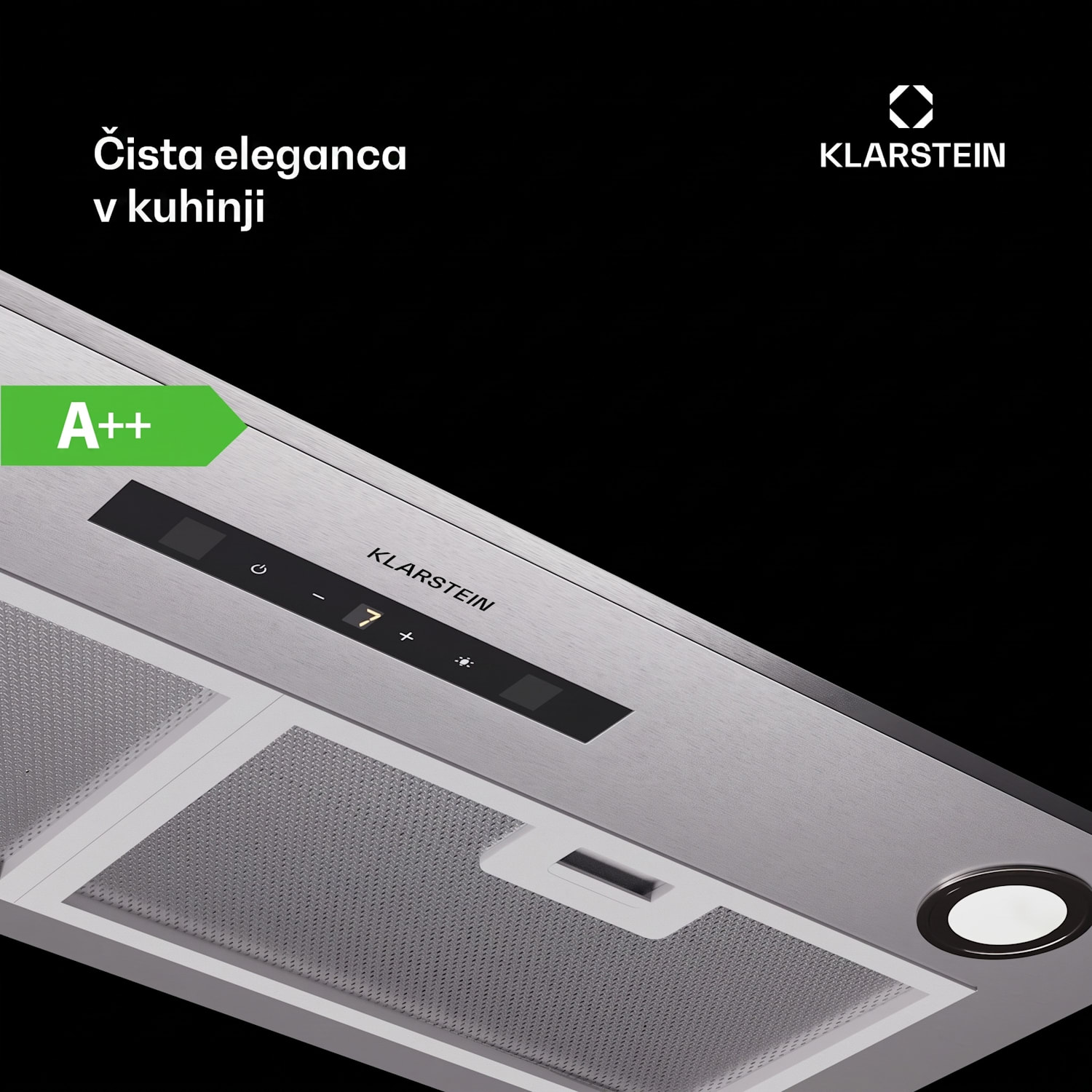 Paolo 72 vgradna kuhinjska napa 72 cm 436 m³/h LED Touch A++ 72 cm | Nerjaveče jeklo