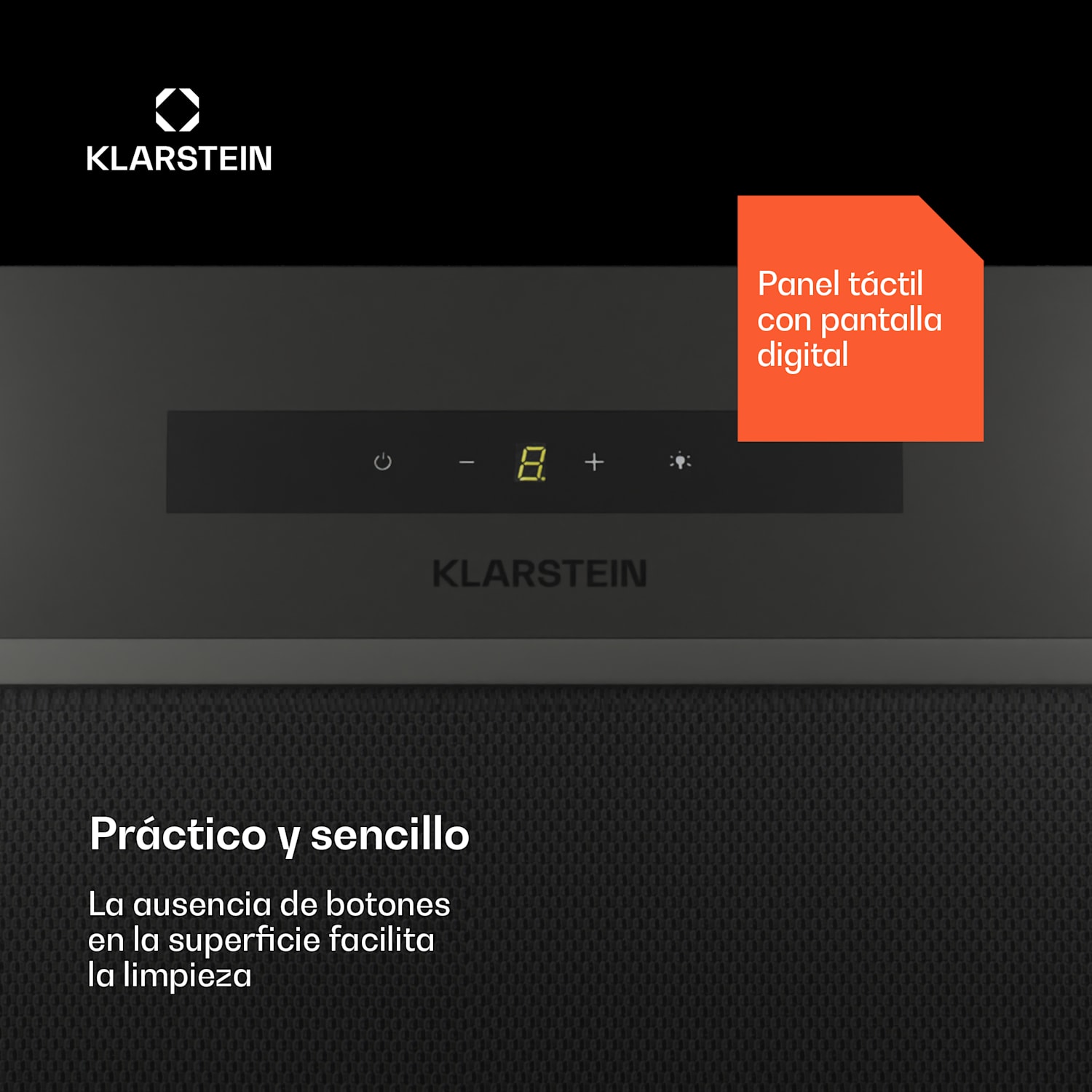 Campana extractora empotrada Paolo 52 cm EEC: A 439 m³/h LED Touch A++ 52 cm | Negro