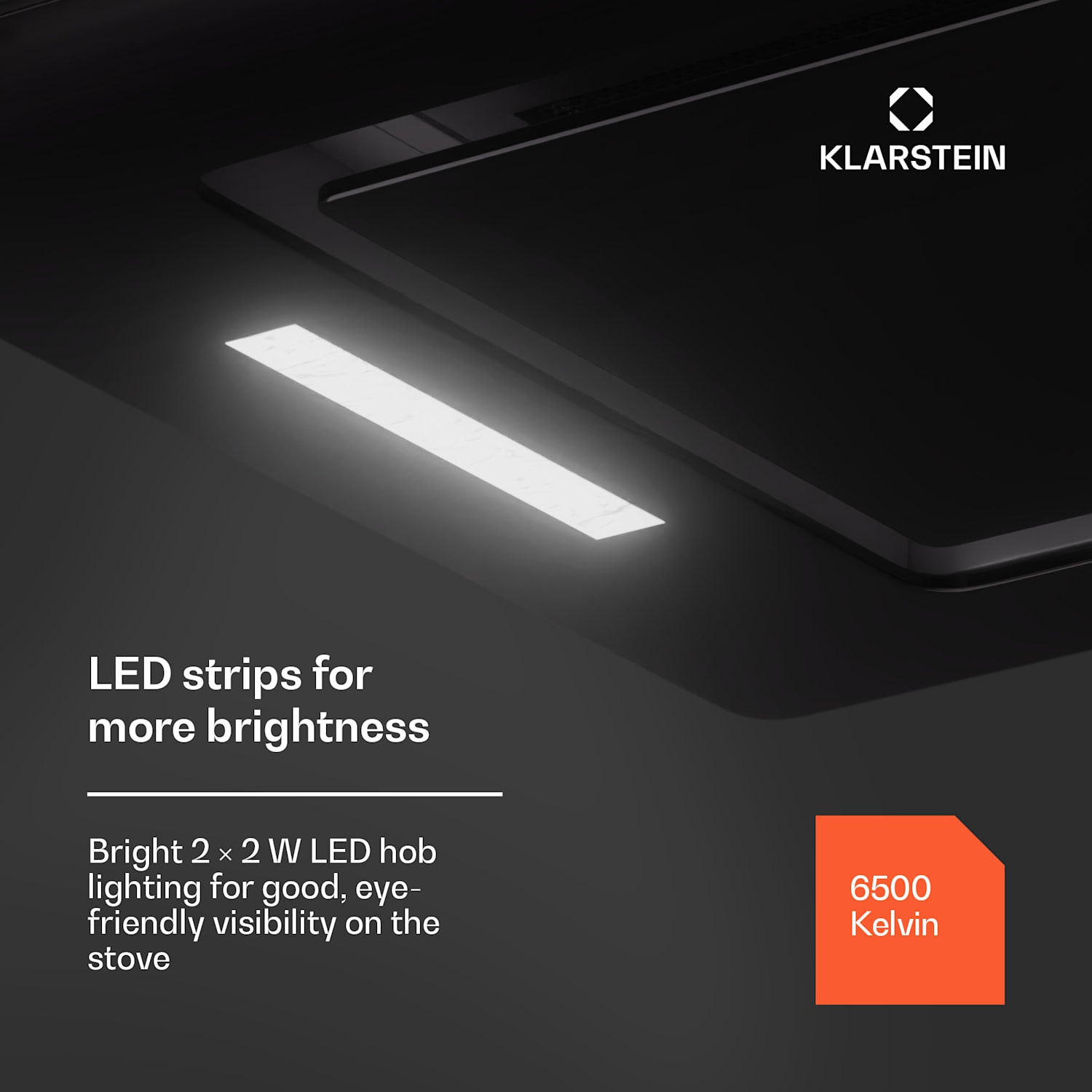 Hektor Eco, digestor, 52 cm, 466 m³/h, dotykové ovládanie, sklo 52 cm | Čierna