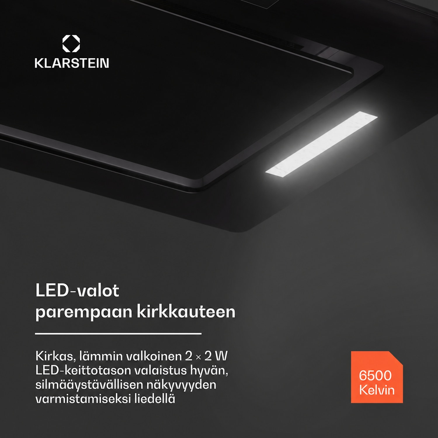 Hektor Eco -liesituuletin 60 cm 466 m³/h kosketus lasi 72 cm | 466 m³/h | Musta
