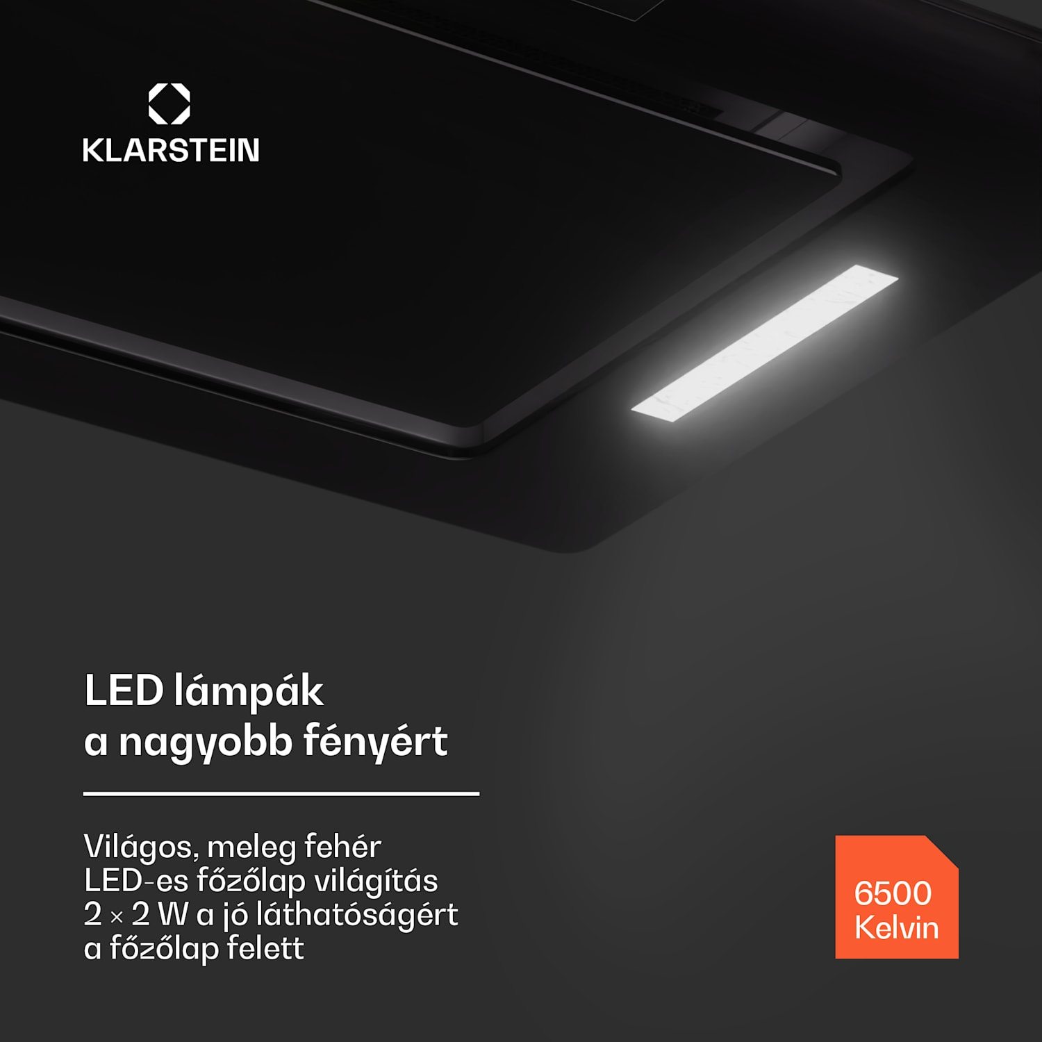 Hektor Eco, páraelszívó, 72 cm, 466 m³/ó, érintéses vezérlés, üveg 72 cm | Fekete