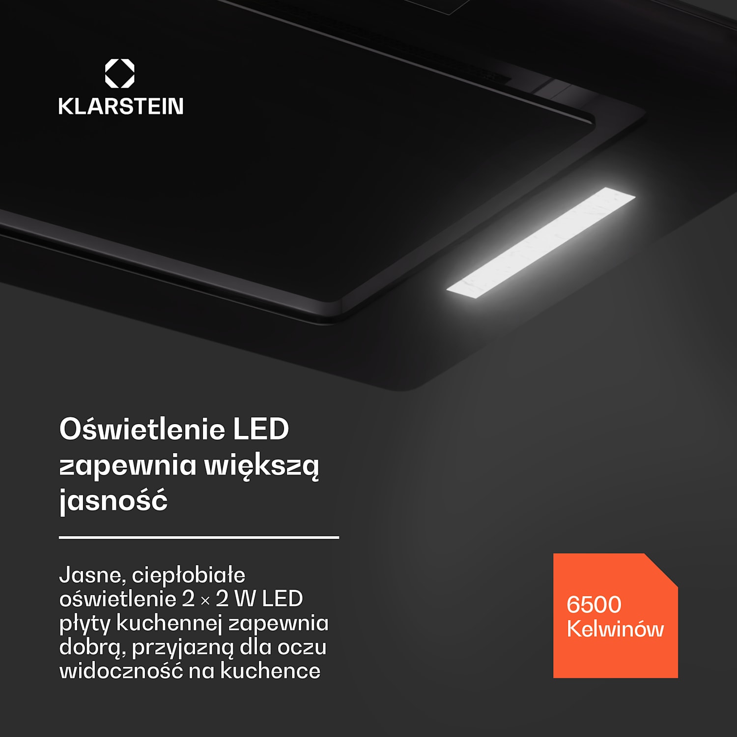 Hektor Eco, okap kuchenny do zabudowy, 72 cm, 466 m³/h, panel dotykowy, szkło 72 cm | Czarny