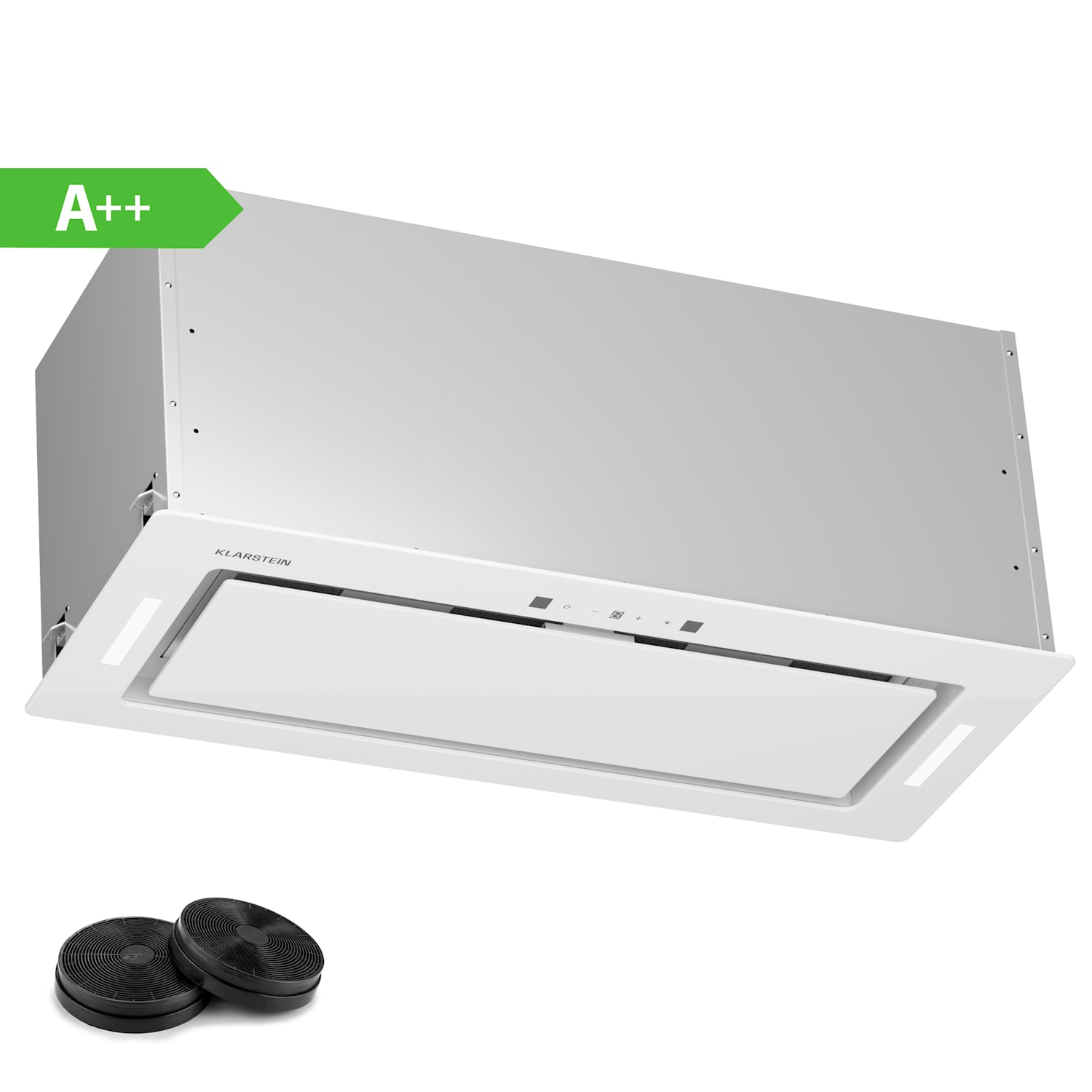Hektor Eco ventilatormodule 72 cm 466 m³/h touch glas 72 cm | Wit