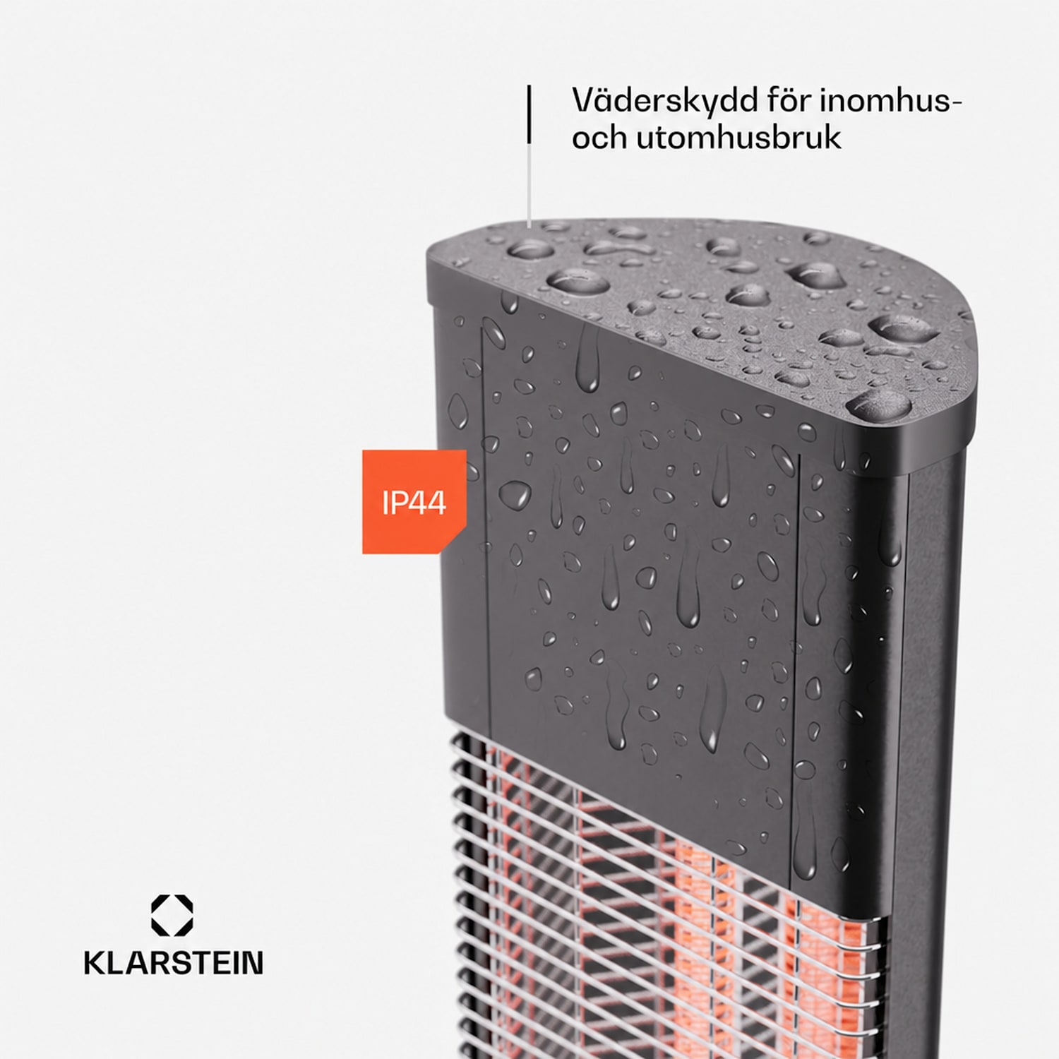 Heat Guru 3000 Infravärmare 3 000 W 3 nivåer fjärrkontroll 3000 W | Svart