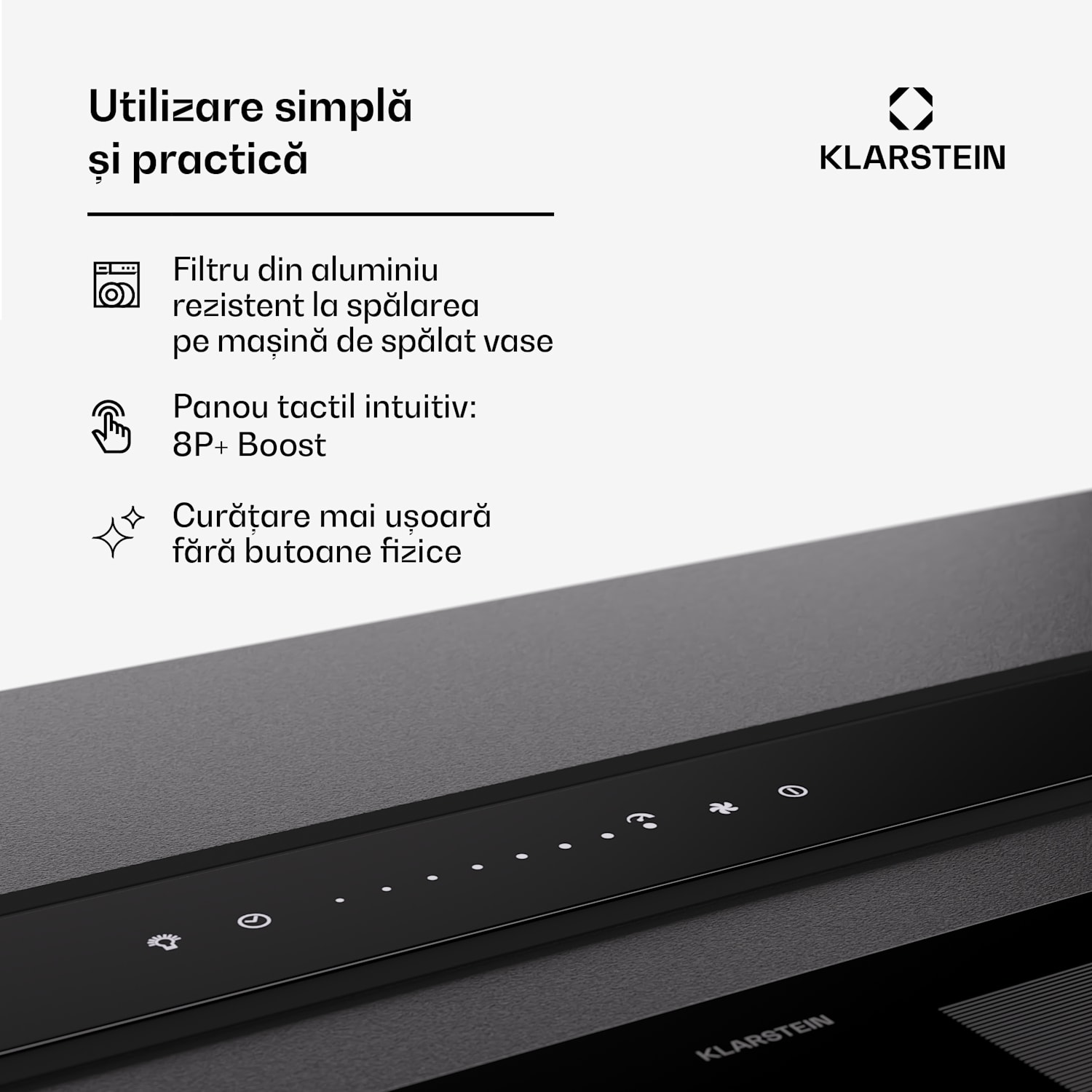 Royal Flush Eco 75, hotă, 75 cm, 604 m³/h, EEK A++, inclusiv filtre 