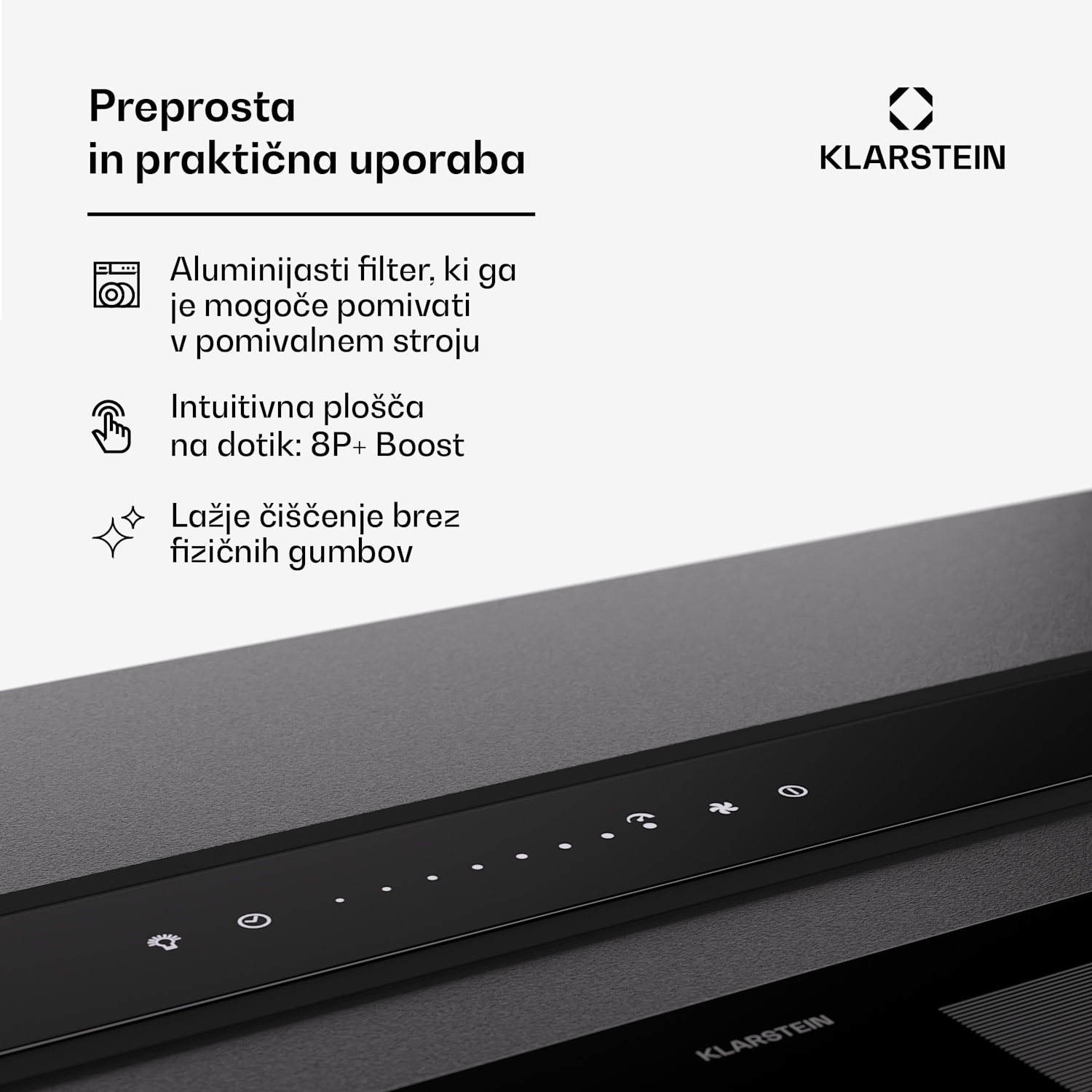 Royal Flush Eco 75, napa, 75 cm, 604 m³/h, EEK A++, vključno s filtri z aktivnim ogljem 