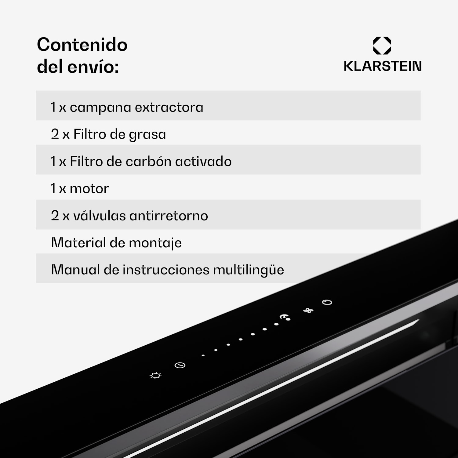 Campana extractora Royal Flush Eco Slim 60 60 cm 650 m³/h CEE A 