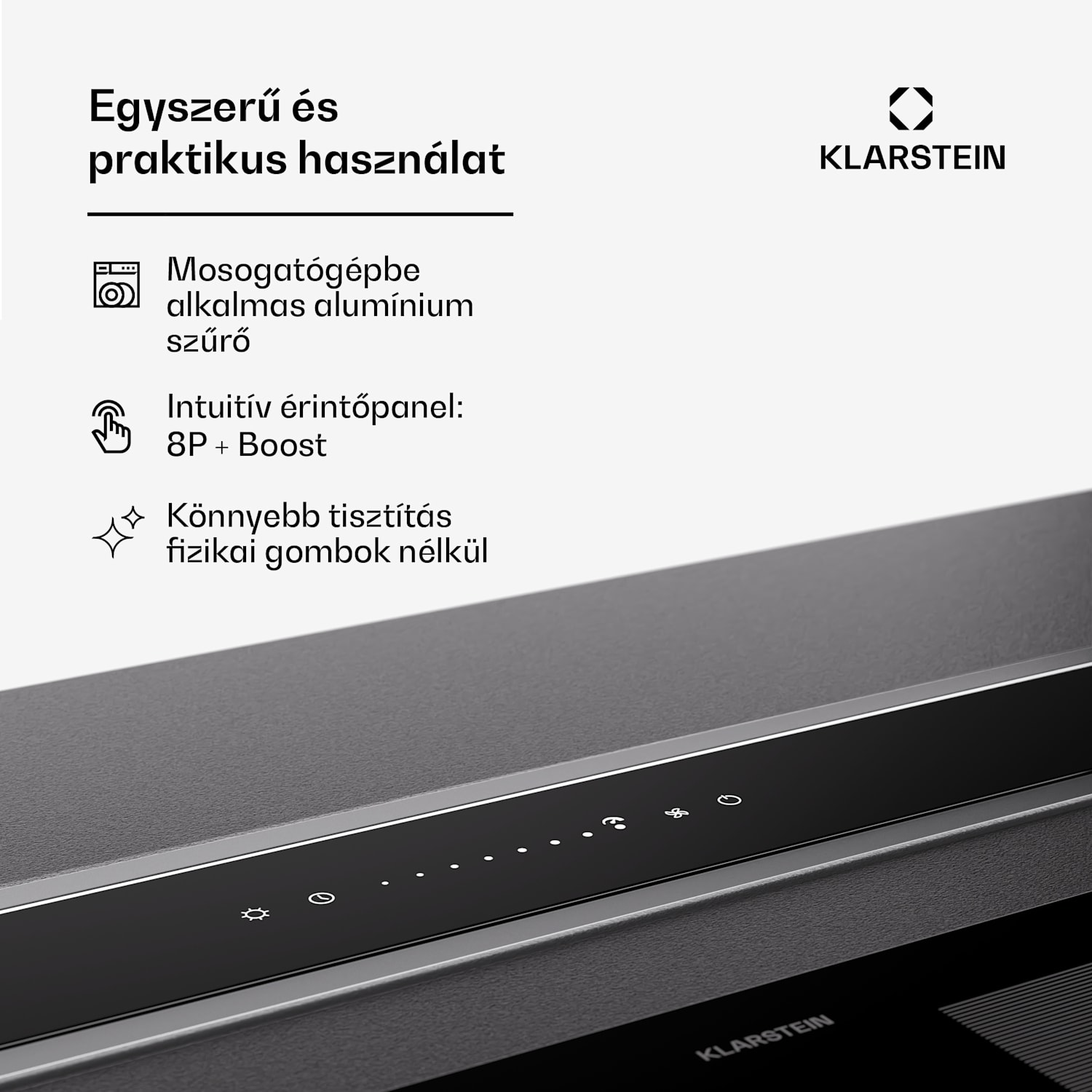 Royal Flush Eco Slim 60, páraelszívó, 60 cm, 650 m³/h, EEK A 60 cm | Fekete / Ezüst metál