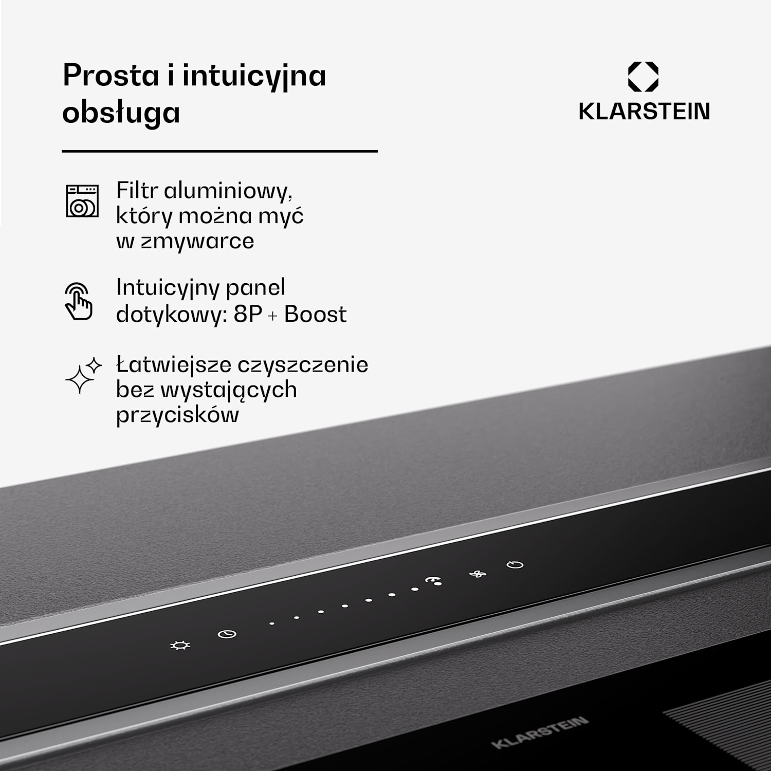 Royal Flush Eco 60, okap kuchenny blatowy, 60 cm, 650 m³/h, A 