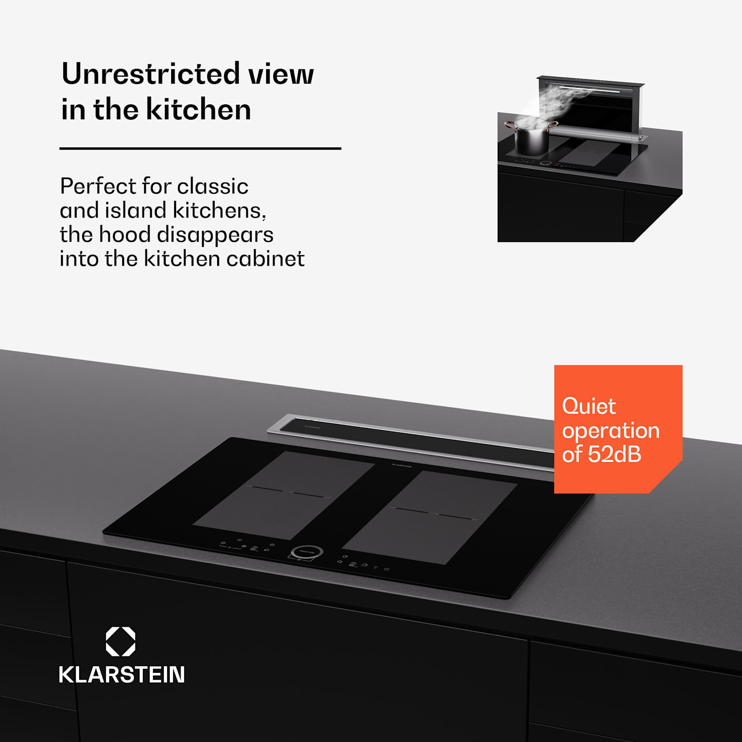 Royal Flush Eco Slim 60 -liesituuletin 60 cm 650 m³/h energiatehokkuusluokka A 