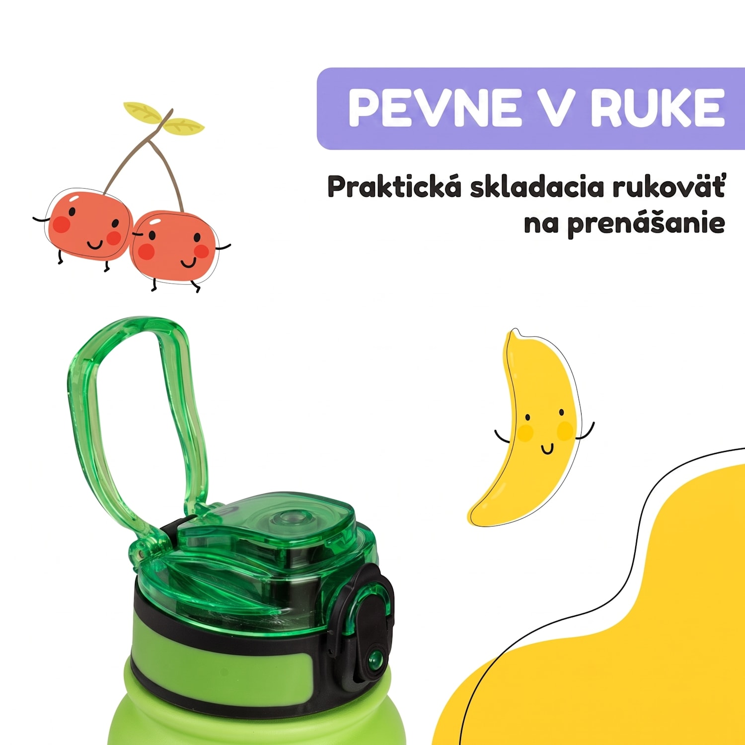 Wakaba termoska 550 ml z nehrdzavejúcej ocele Tritan BPA-Free 550 ml | Zelená