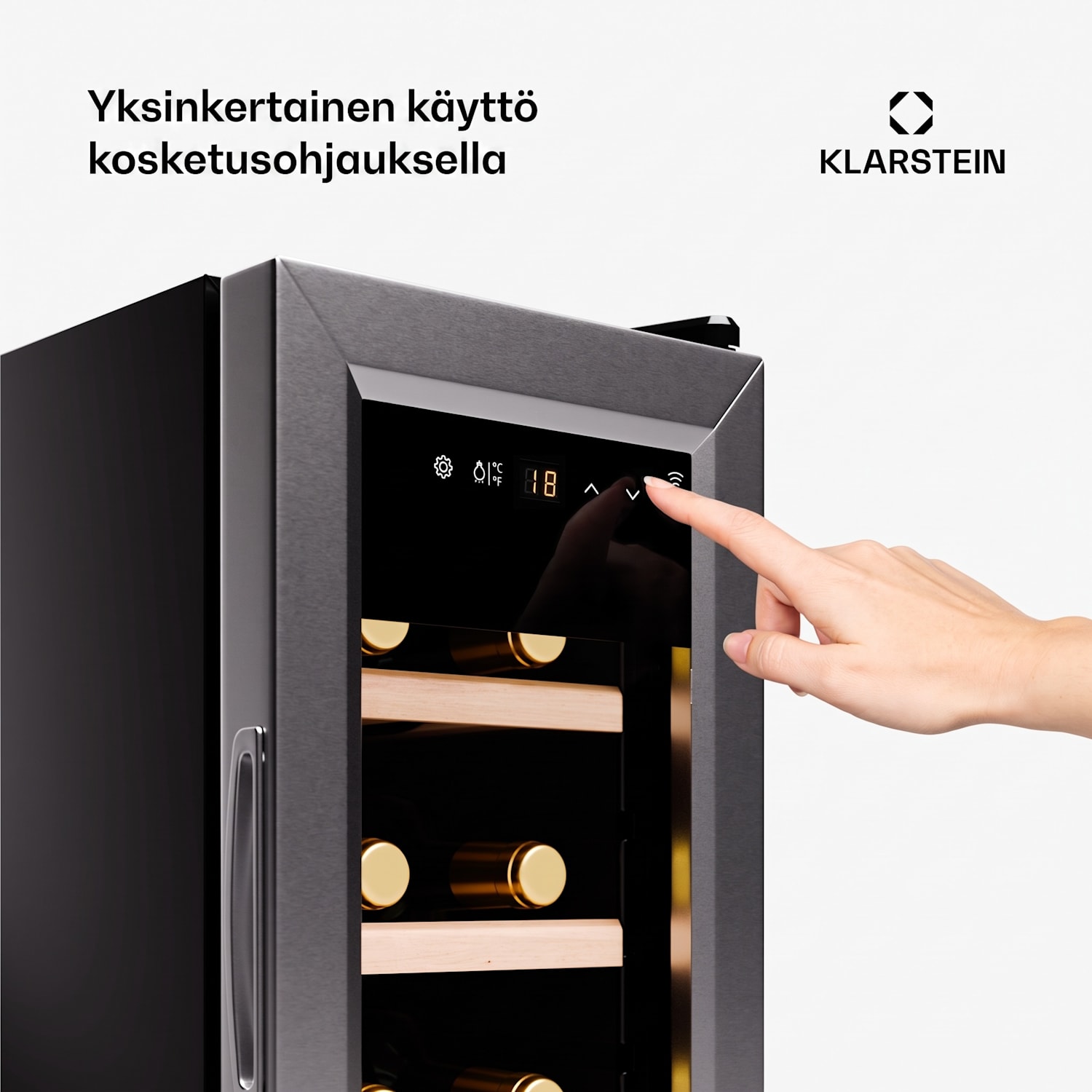 Shiraz Premium Smart 12 Slim viinikaappi 12 pulloa