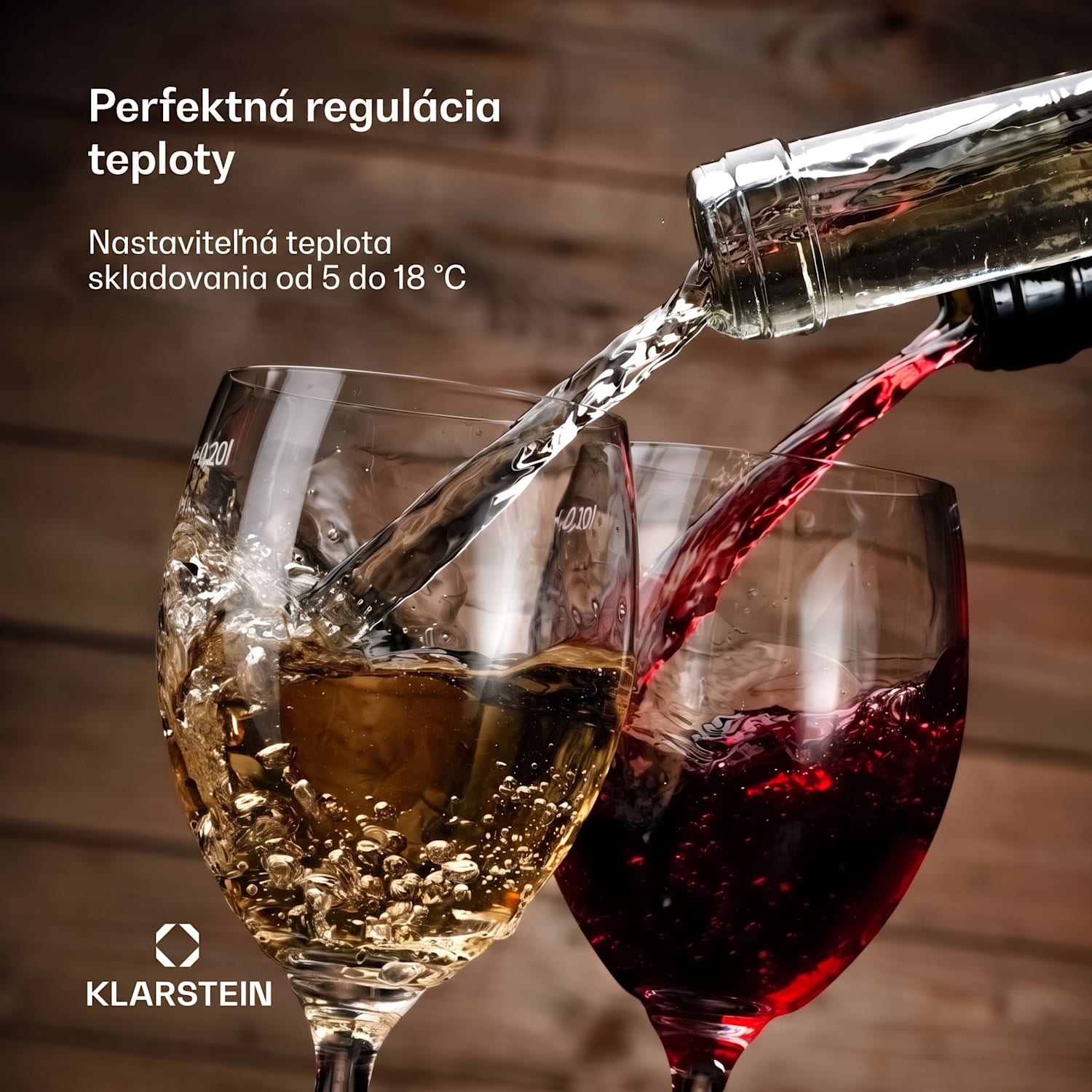 Shiraz Premium Smart, Chladnička na víno, 12 Slim na 12 fliaš 12 fliaš