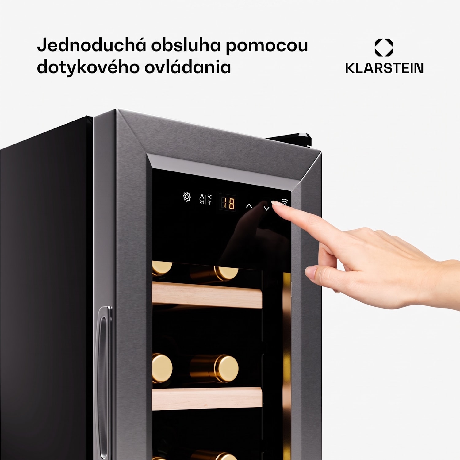 Shiraz Premium Smart, Chladnička na víno, 12 Slim na 12 fliaš 12 fliaš