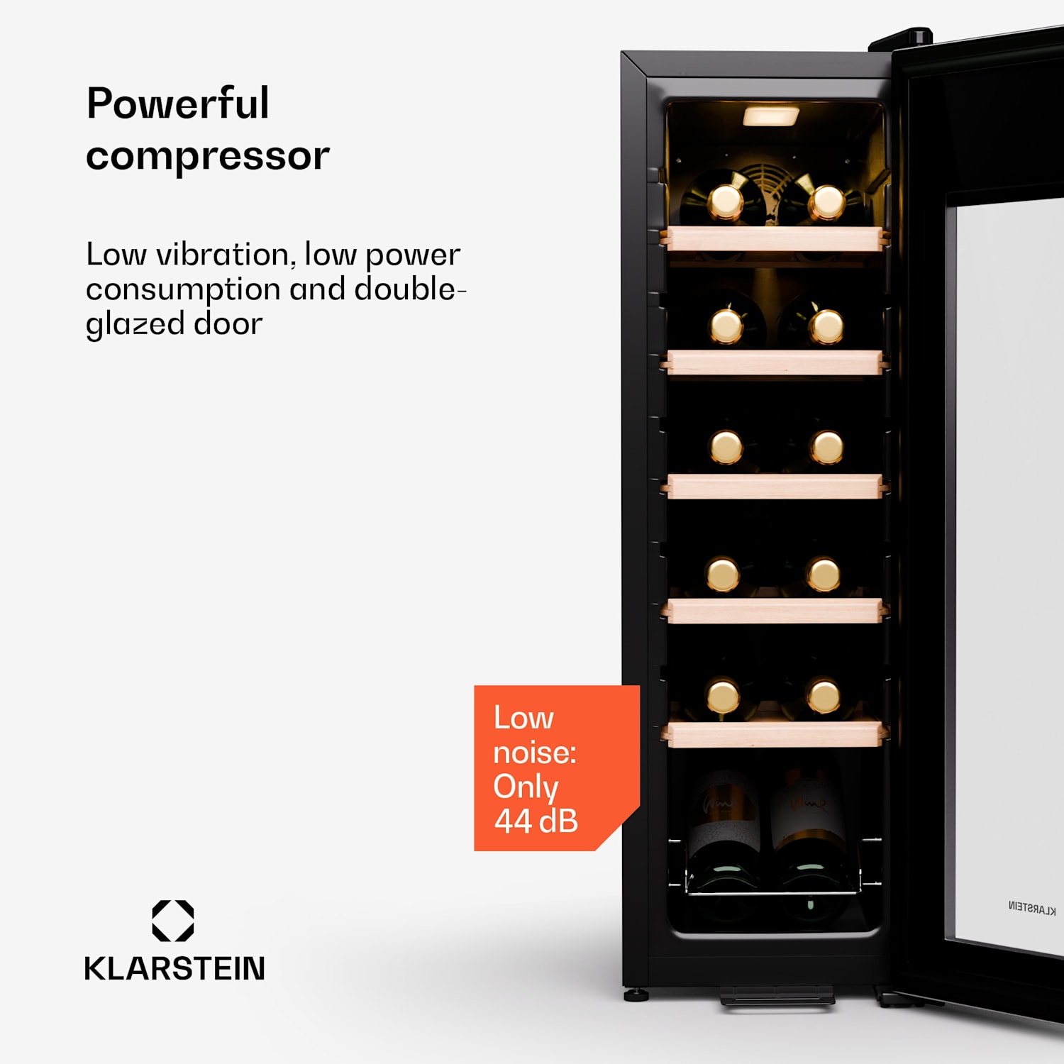 Shiraz Premium Smart 12 Slim wijnkoelkast voor 12 flessen 12 flessen