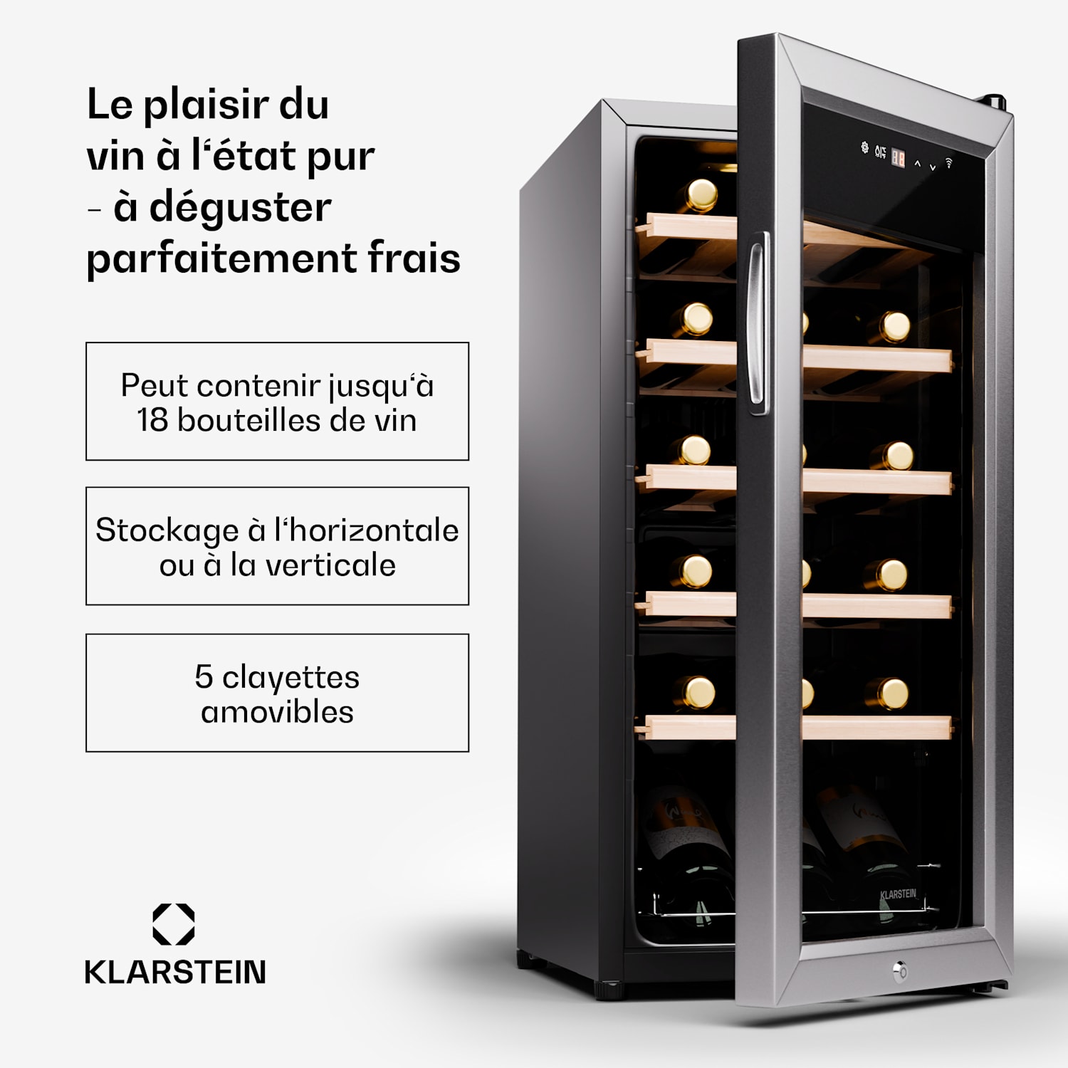 Shiraz Premium Smart 18 Slim wijnkoelkast 