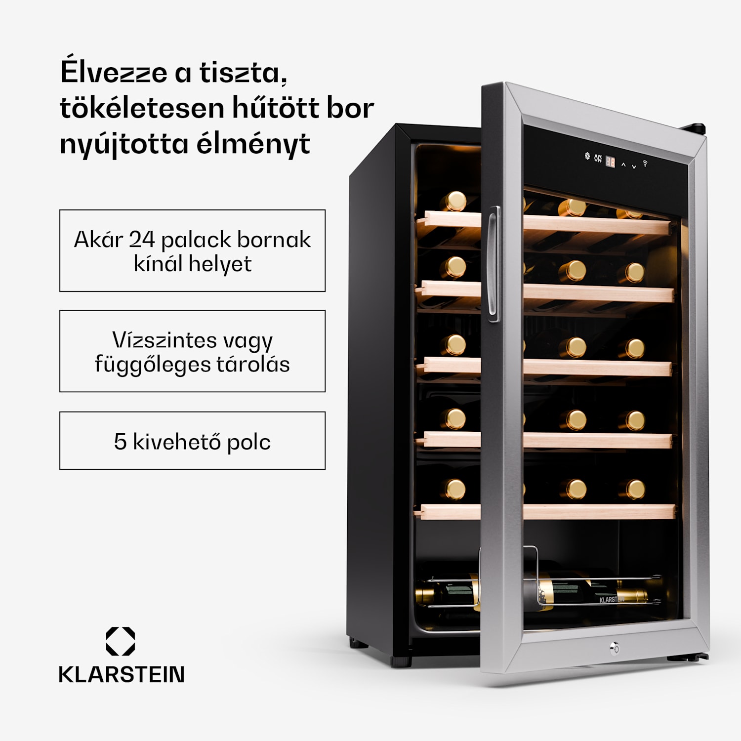 Shiraz Premium Smart 24, borhűtő 24 palack