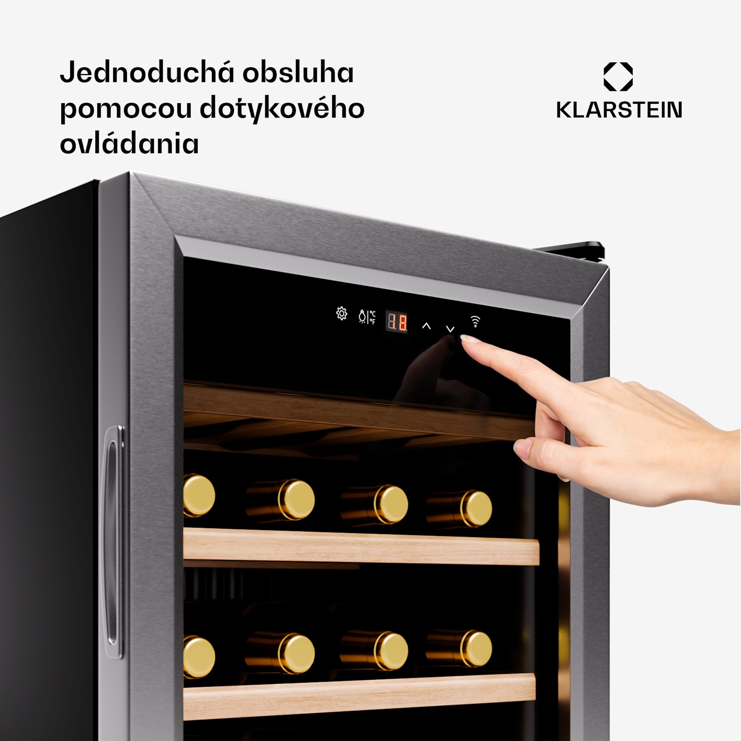 Shiraz Premium Smart 24, chladnička na víno 24 fliaš