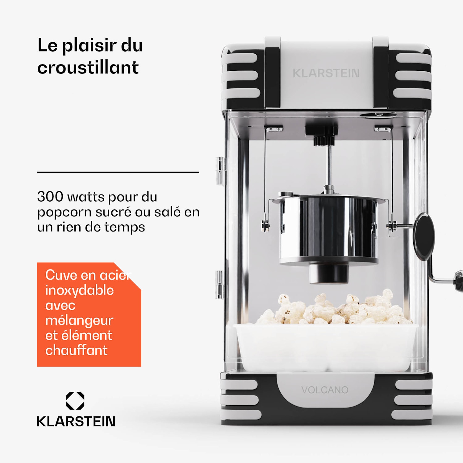 Klarstein schmatzfatz easy snackbox 4 vakken 18 x 15 x 5 cm (BxHxD) Zwart