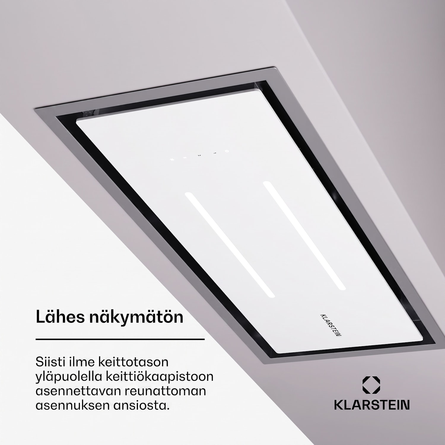 High Line Eco 77 kattotuulettimen 77 cm 436 m³/h portaallinen kaukosäädin ja ympärisäteilyvalo 77 cm | Valkoinen
