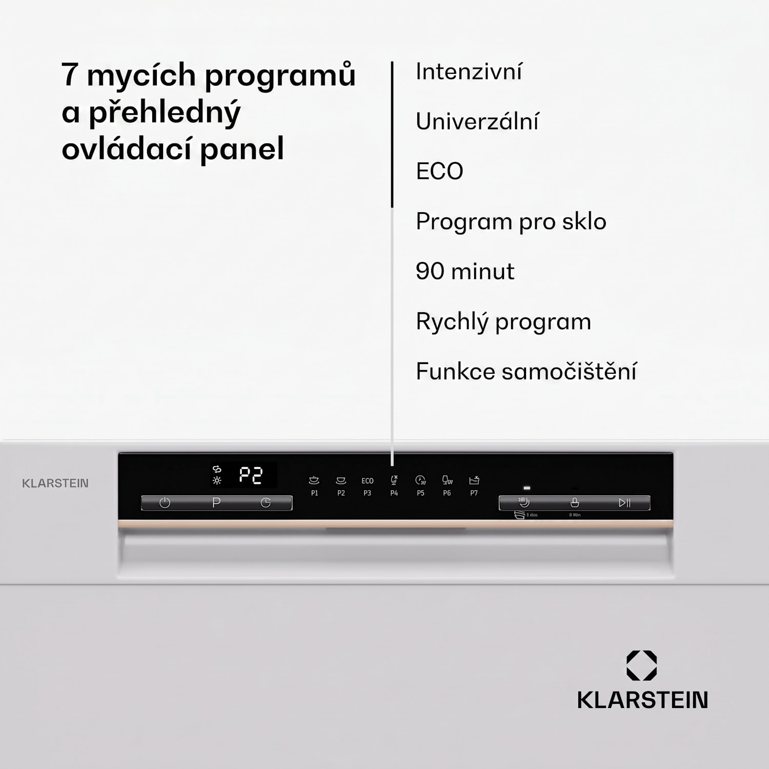 Amazonia Eco 8, myčka nádobí Červená / Stříbrná metalíza