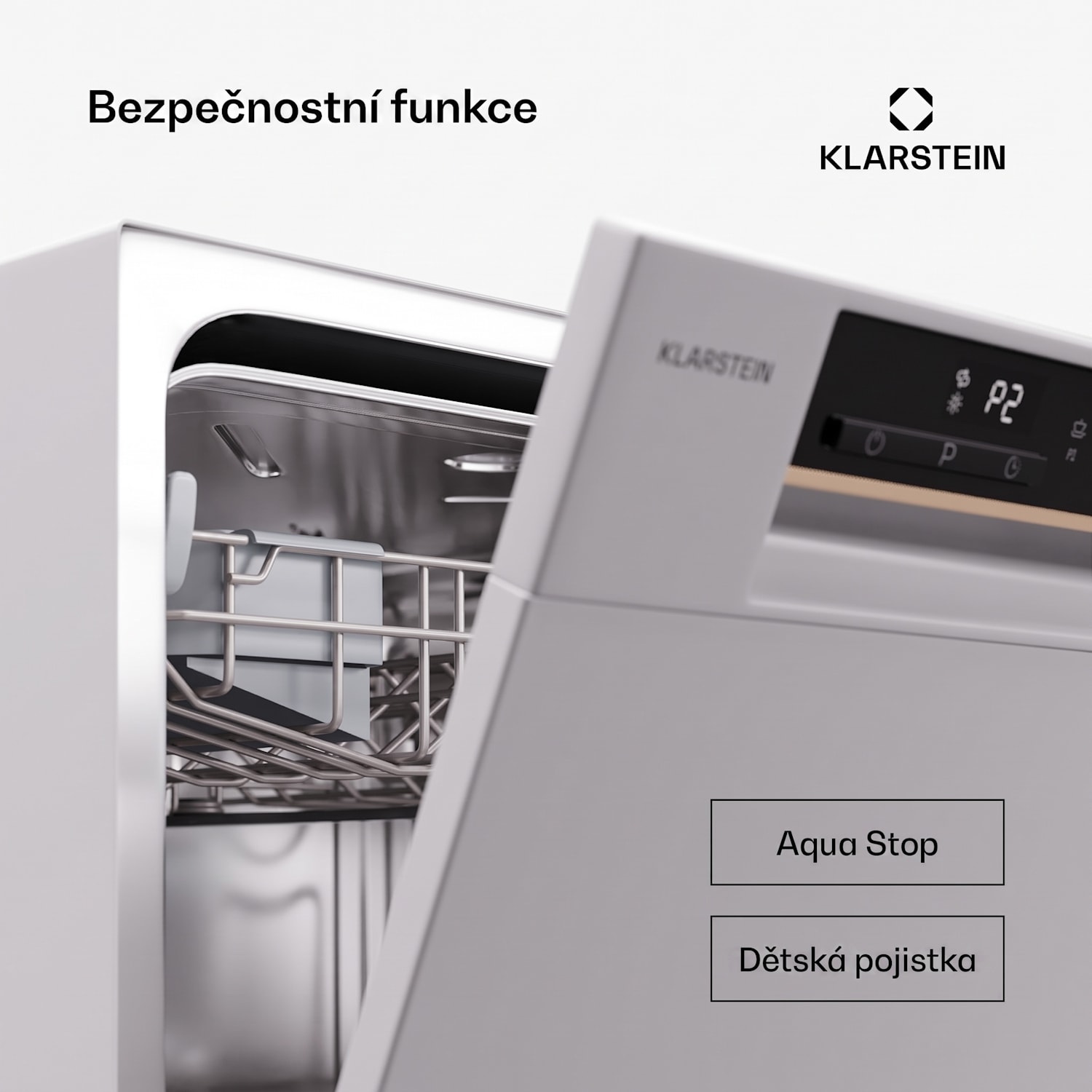 Amazonia Eco 8, myčka nádobí Červená / Stříbrná metalíza