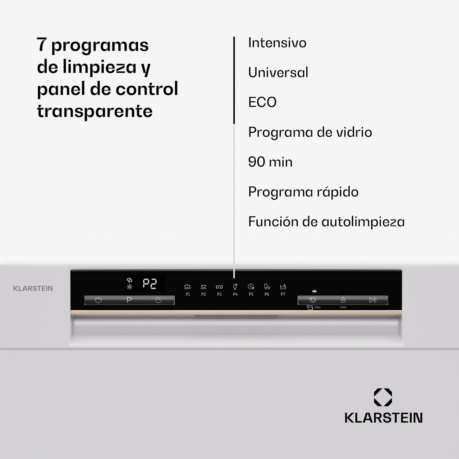 Lavavajillas Amazonia Eco 8 Blanco / Plata Metalizada