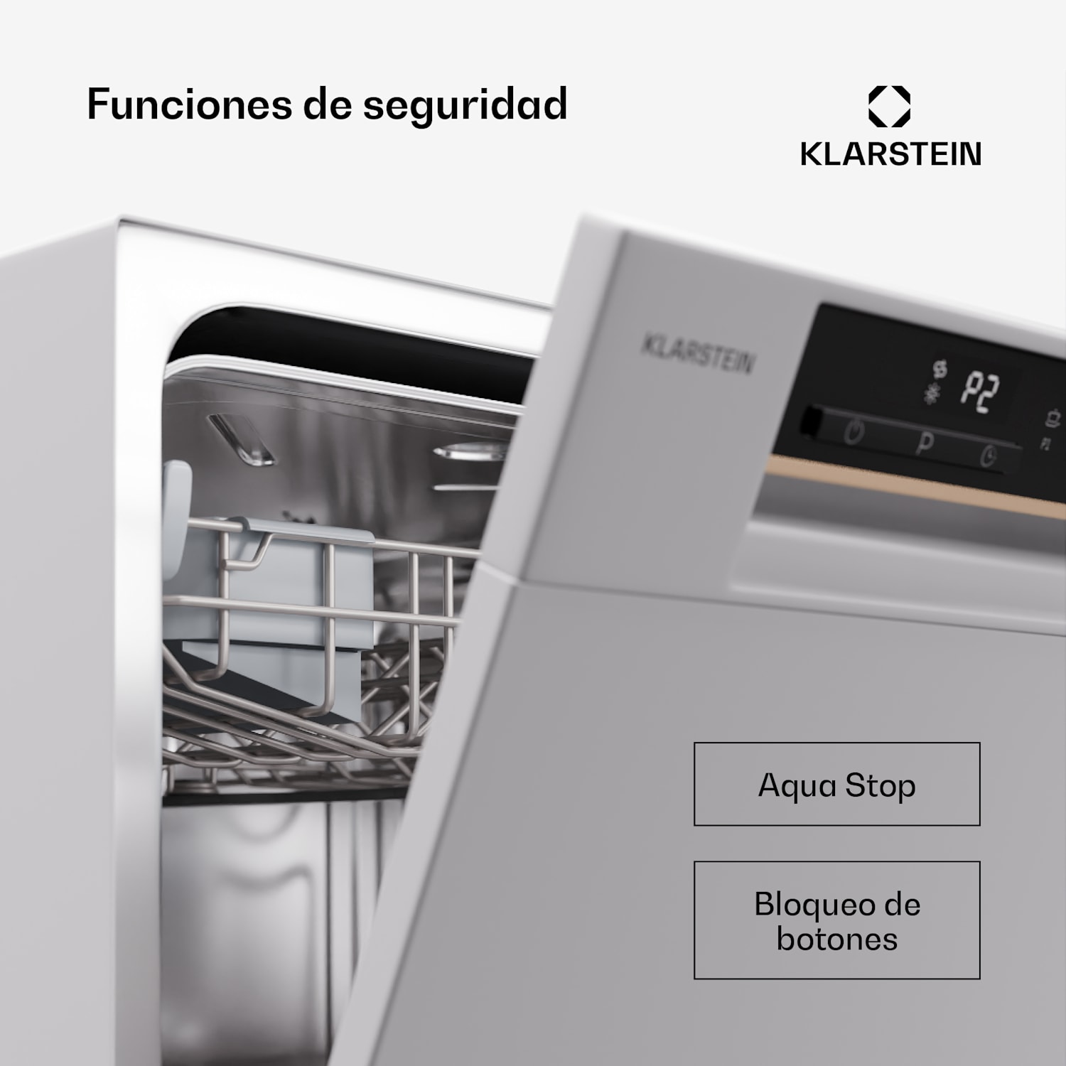 Amazonia 8 Dishwasher White / Silver Metallic