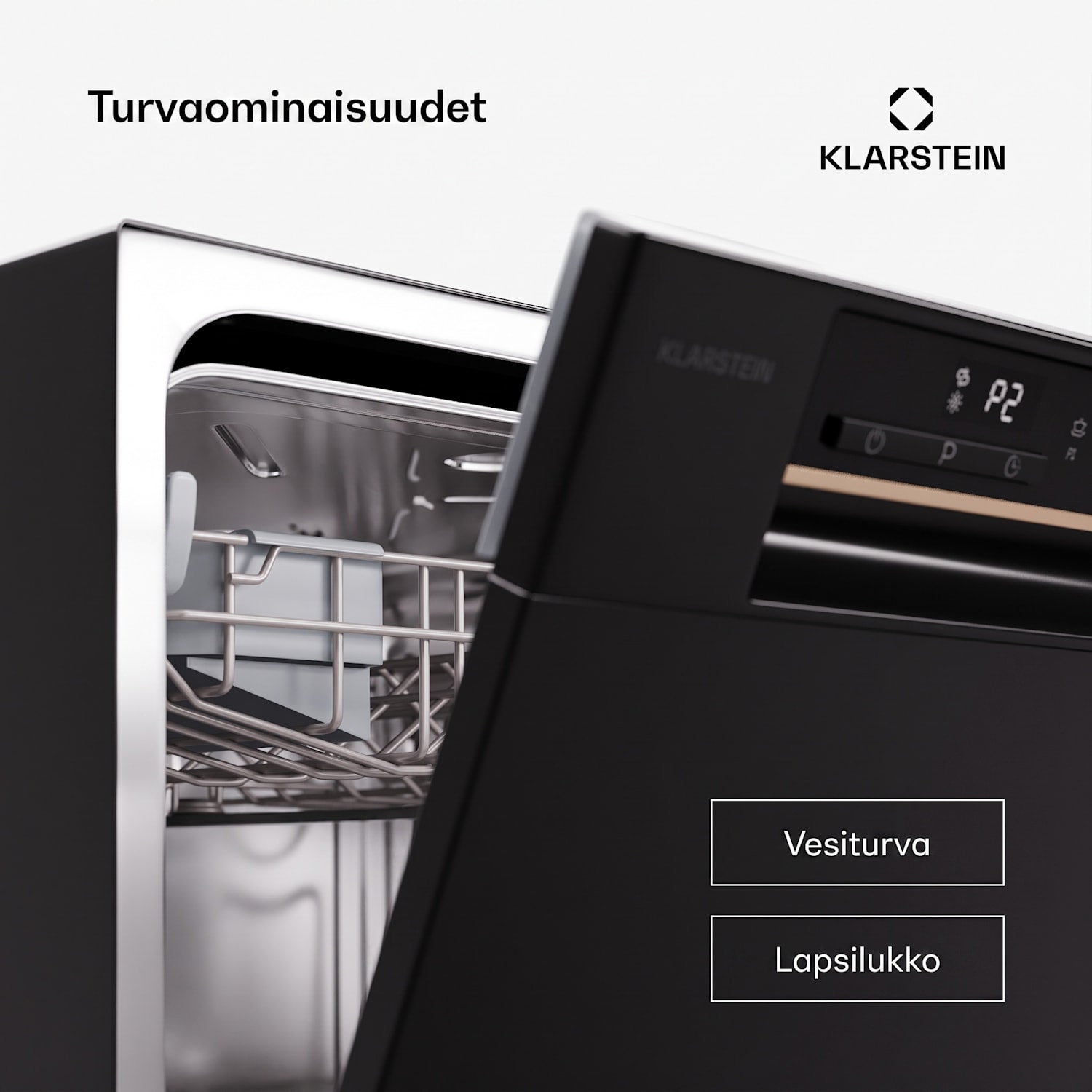 CloudShade markiisi | Älykäs ohjaus | UV-suoja | Seinälle asennettava 250 cm | Avoin taitettava varsi markiisi | Tummanharmaa