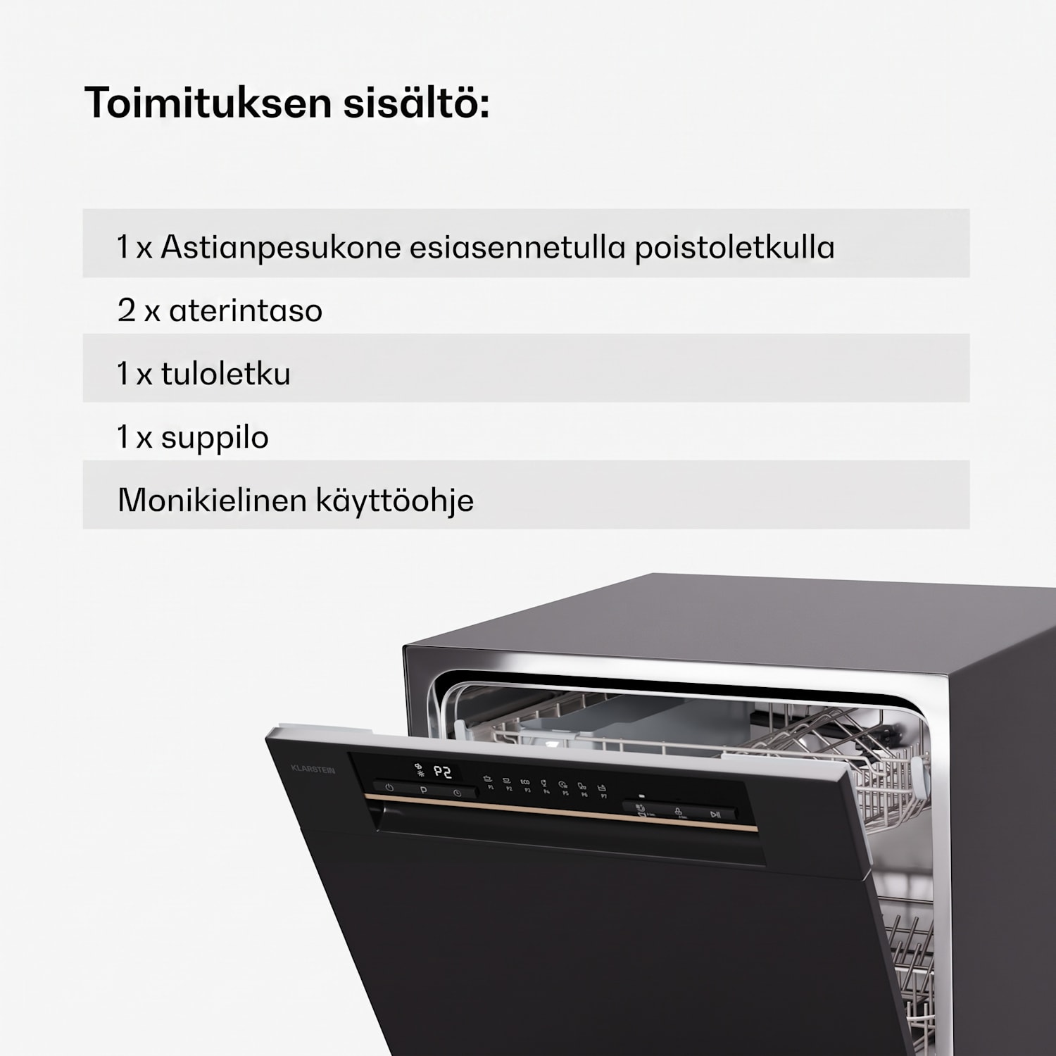 CloudShade markiisi | Älykäs ohjaus | UV-suoja | Seinälle asennettava 250 cm | Avoin taitettava varsi markiisi | Tummanharmaa