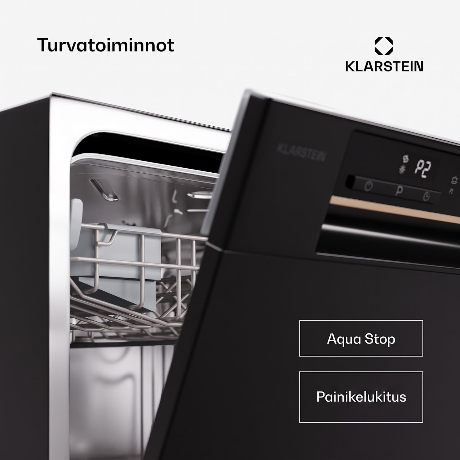 CloudShade markiisi | Älykäs ohjaus | UV-suoja | Seinälle asennettava 250 cm | Avoin taitettava varsi markiisi | Tummanharmaa