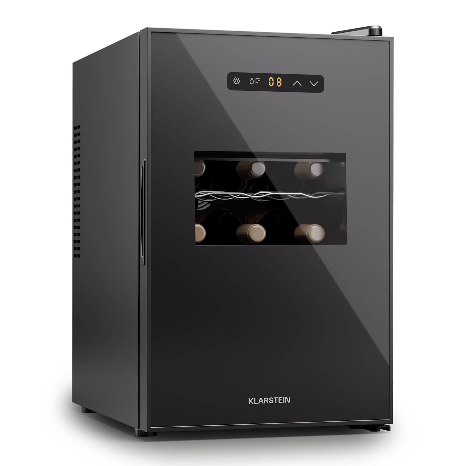 Silent Vino 15 Uno Nevera par vino 39 L / 15 botellas 5-18 °C Touch 39 Ltr | 1 zona de refrigeración | Negro