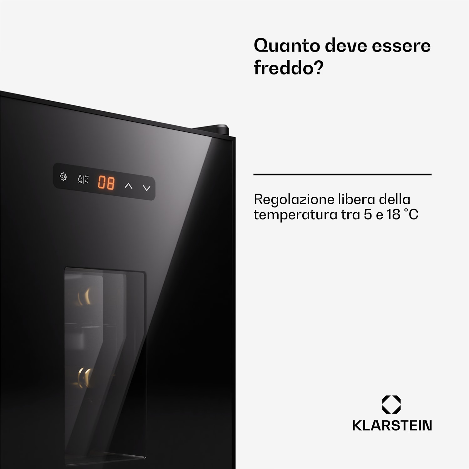 Silent Vino 16 Uno | wijnkoelkast | 1 zone / 16 flessen 