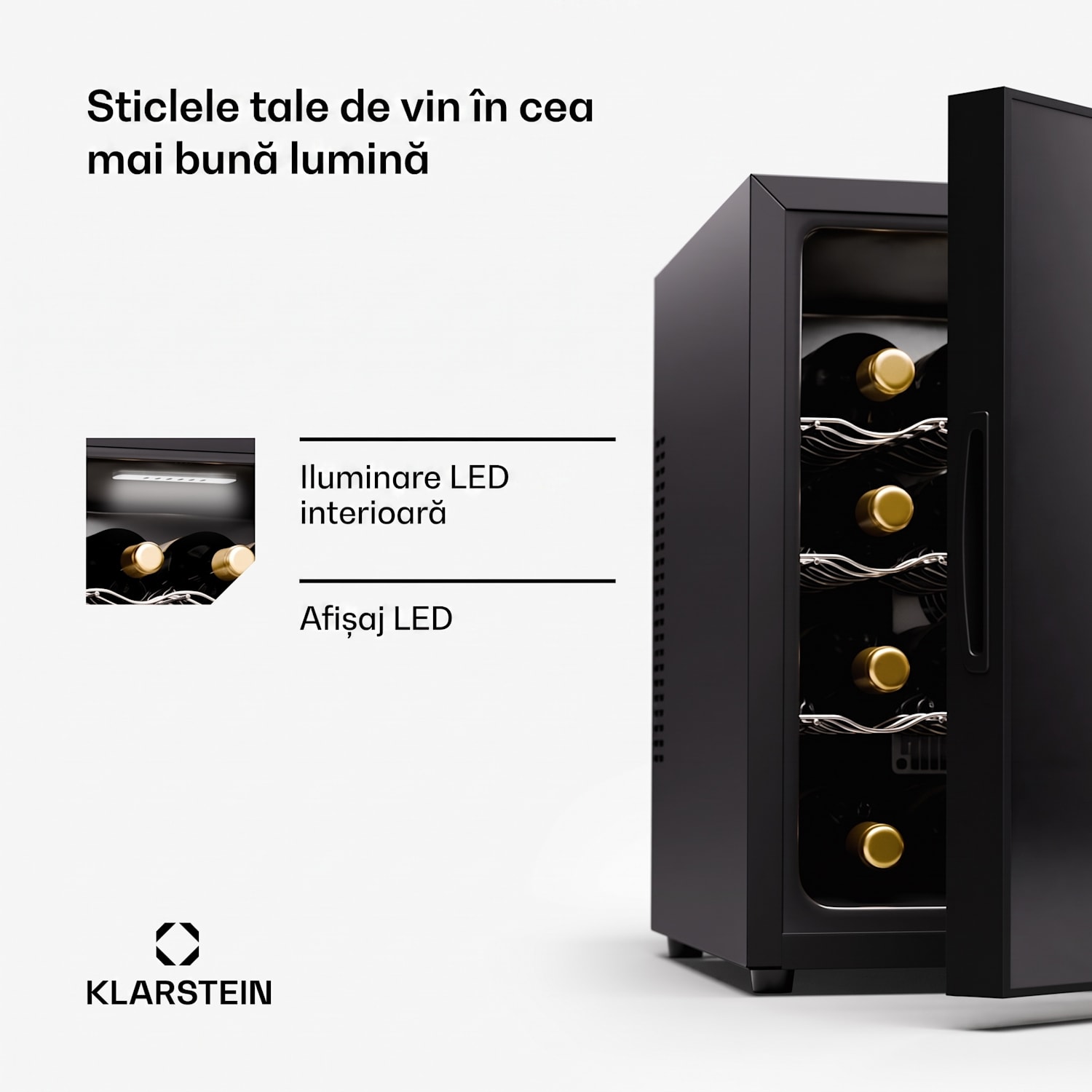 Silent Vino 16 Uno, Frigider pentru vin, 1 zona / 16 sticle 