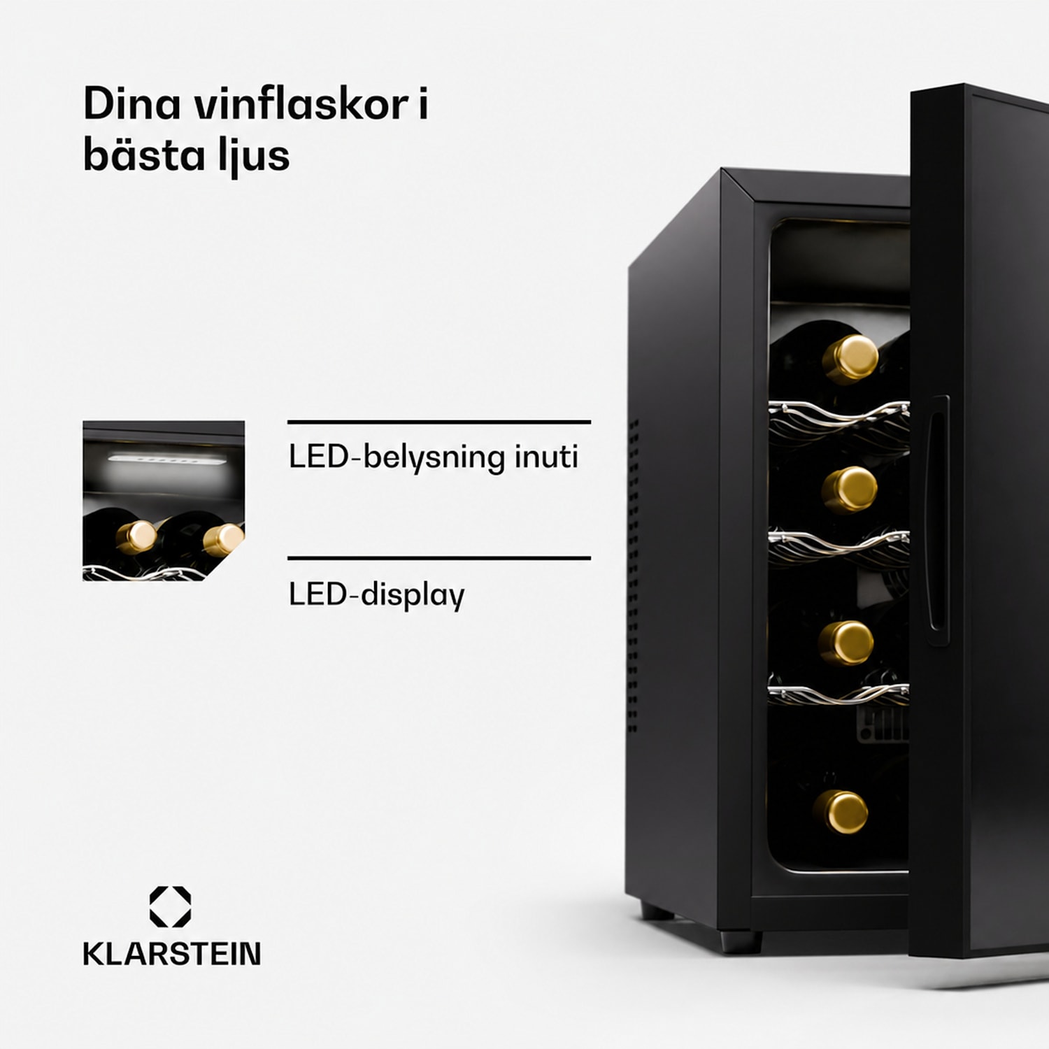 Silent Vino 16 Uno | Vinkyl | 1 zon / 16 flaskor 
