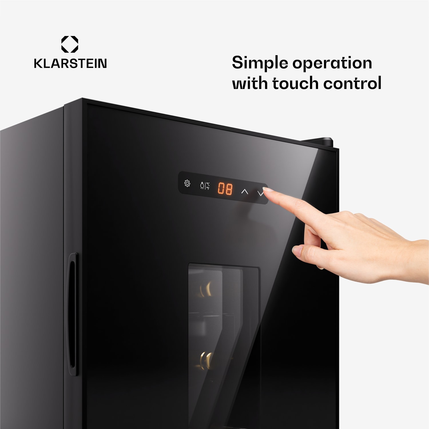 Silent Vino 16 Uno, Chłodziarka na wino, 1 strefa / 16 butelek 