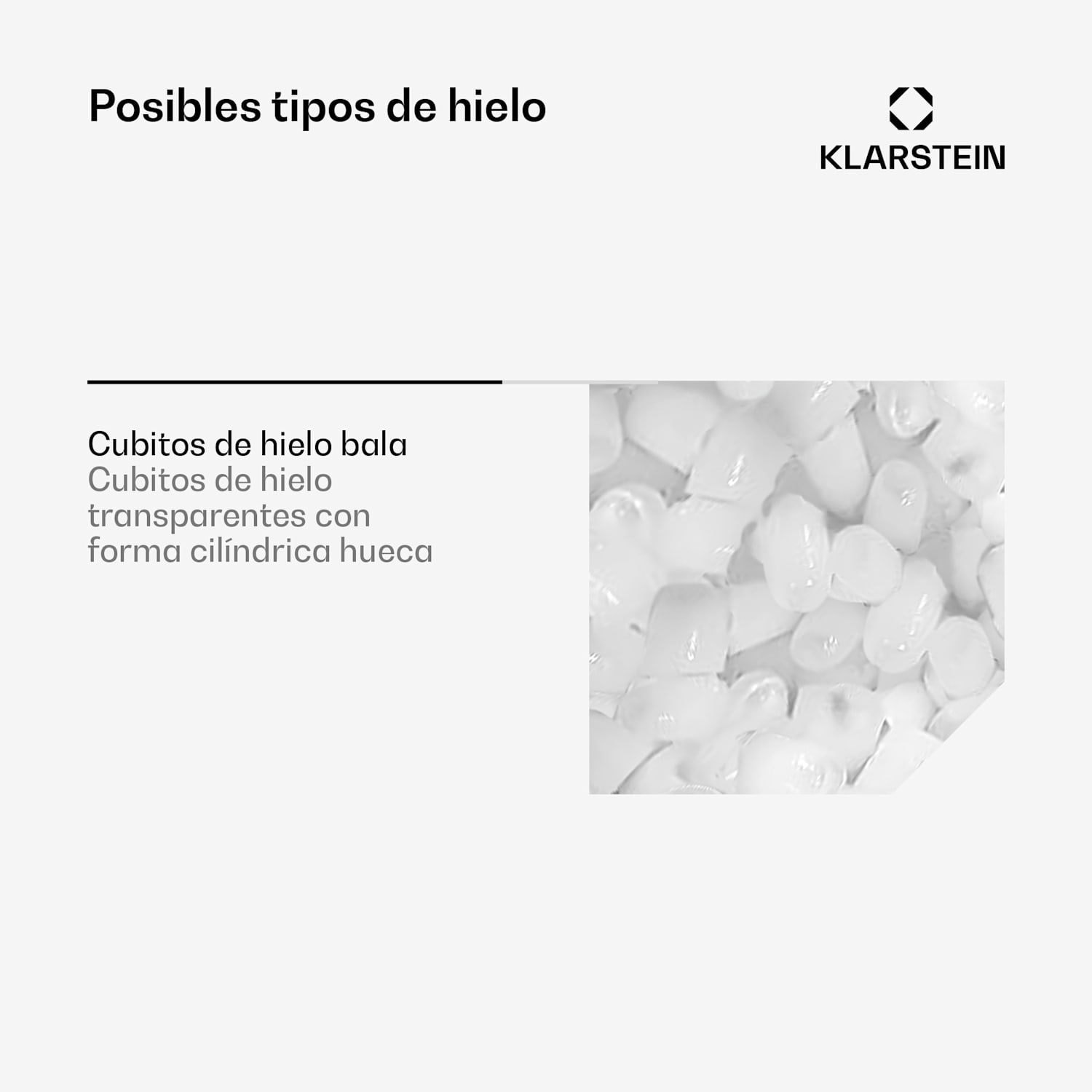 Fabricadora de cubitos de hielo Icefestival 12kg/24h Bullet ice acero inoxidable 