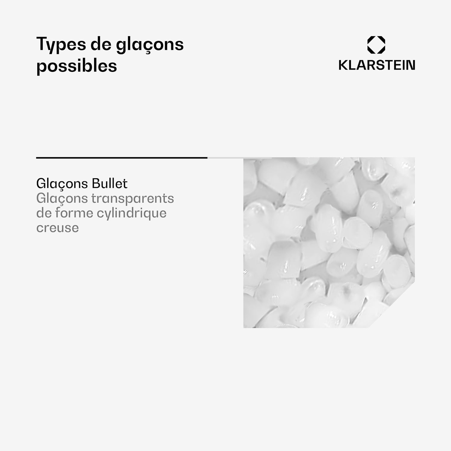 Icefestival ijsblokjesmaker 12kg/24h bullet ijs roestvrij staal 