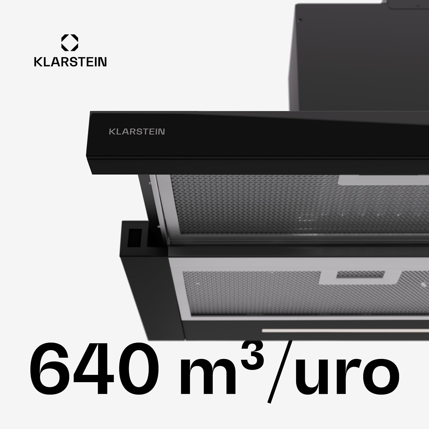 Mariana 90 Neo, ravna napa, 90 cm, 640 m³/h, odsesavanje, LED 90 cm | Črna