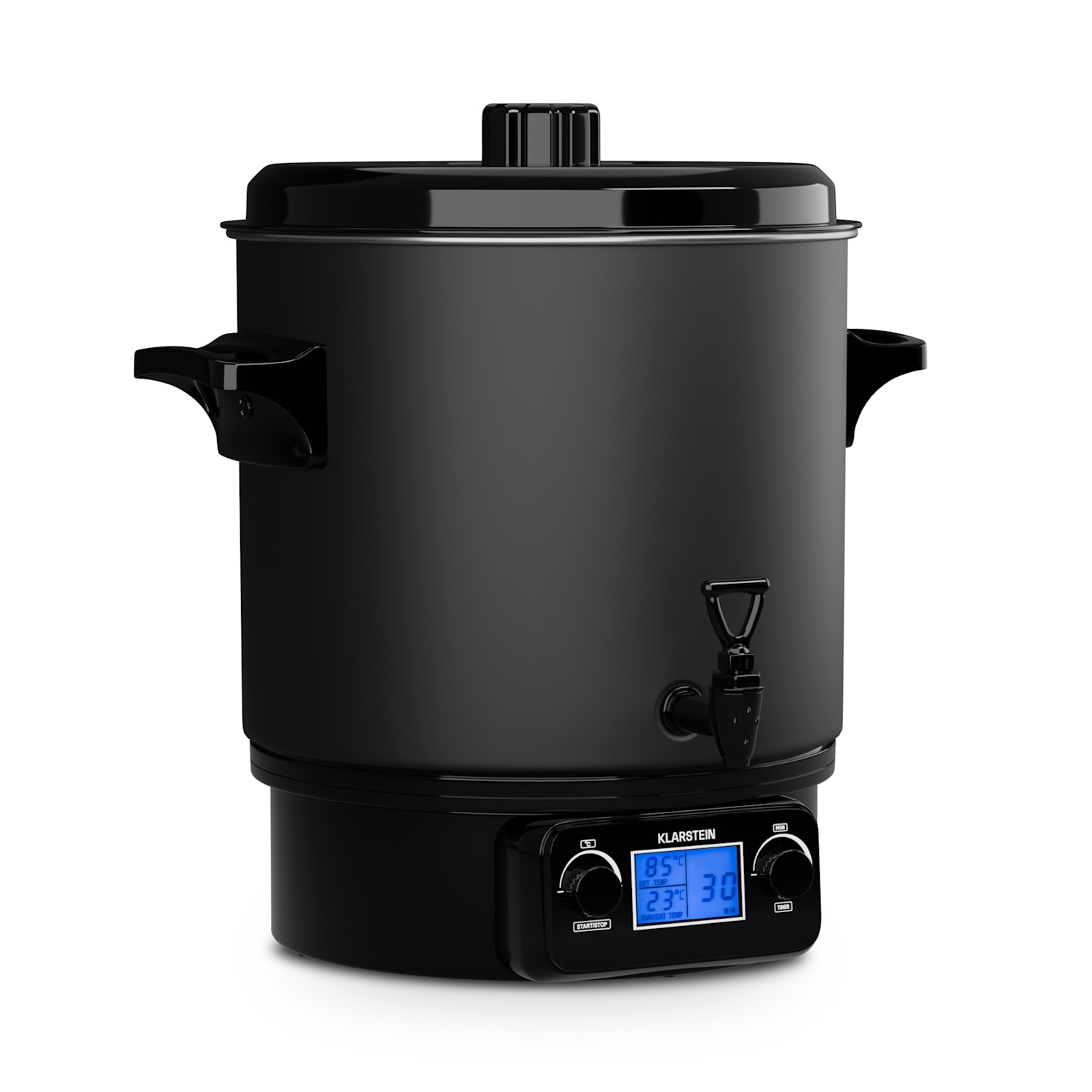 Biggie Hervidor digital dispensador de bebidas eléctrico 27L 2000W acero inoxidable 27 L | Digital | Negro
