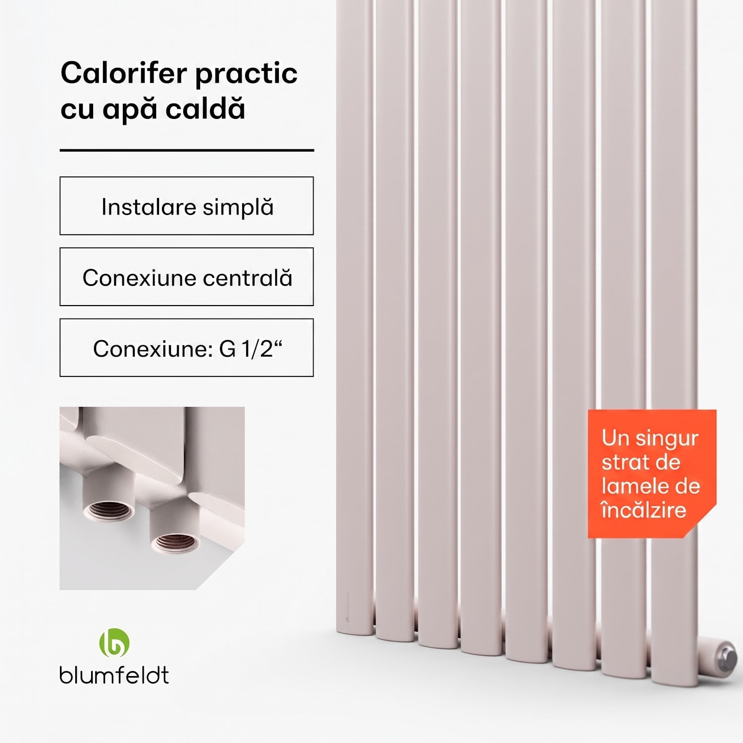 Tallheo, 47 x 160, radiator, radiator tubular, 728 W, apă caldă, 1/2 160 x 47 cm | o linie | Nisip
