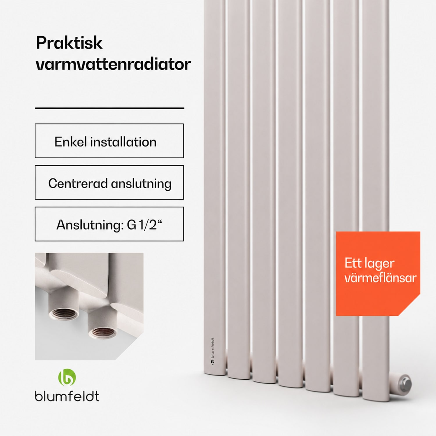 Tallheo 41 x 180 cm Värmeelement Badrumsvärmeelement Rörvärmeelement 691 W Varmvatten 1/2 180 x 41 cm | enda rad | Sand