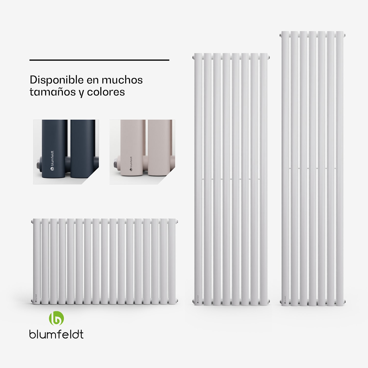 Tallheo 41 x 180 Radiador de baño Radiador tubular 1435 W Agua caliente 1/2 180 x 41 cm | doble fila | Blanco