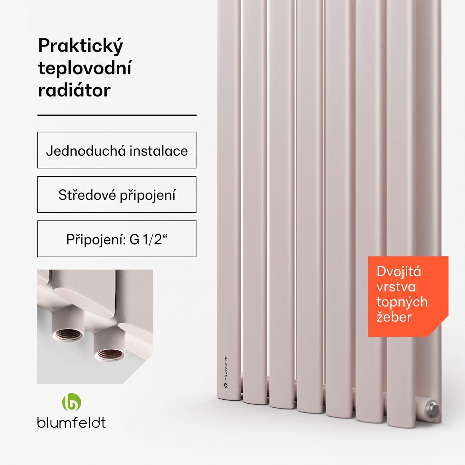 Tallheo, 41 x 180, radiátor, koupelnový radiátor, trubkový radiátor, 1435 W, teplá voda, 1/2 180 x 41 cm | dvojitý řádek | Písek