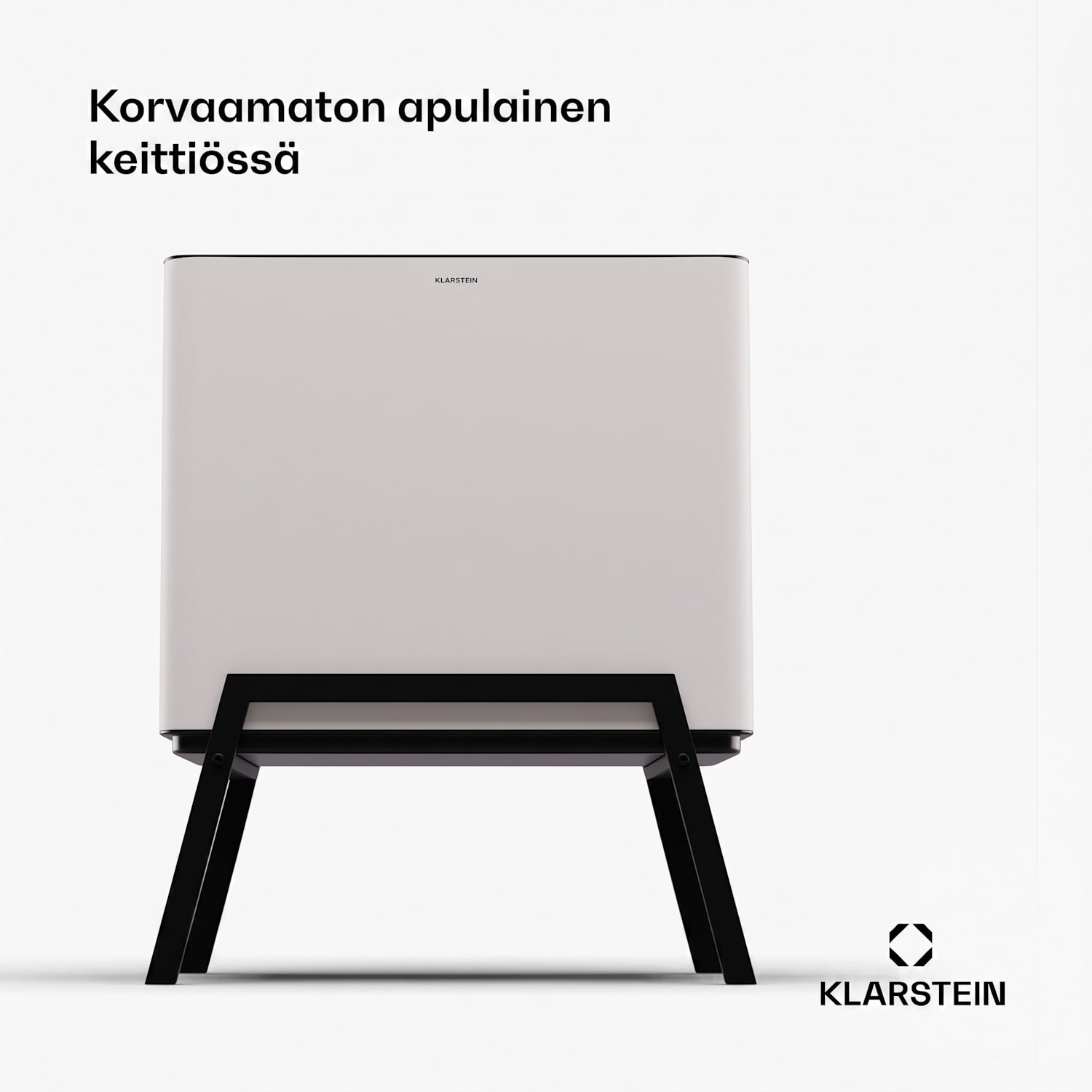 Yuma jäteastia 40 l sis. kompostisäiliön, jalat ja hajusuodattimen 40 L | Valkoinen