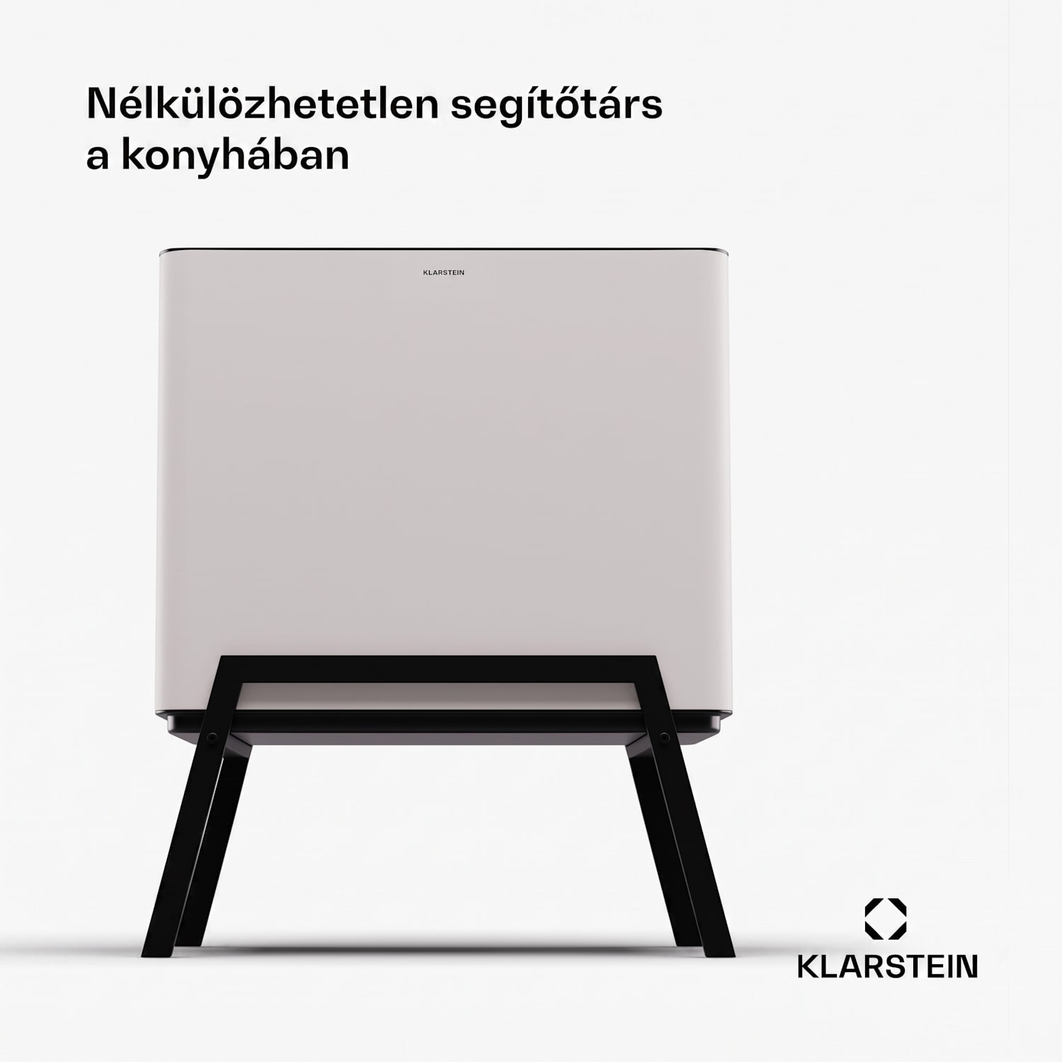 Yuma, szemetes, 40 l, komposztálóval, lábakkal, szagszűrővel 40 L | Fehér