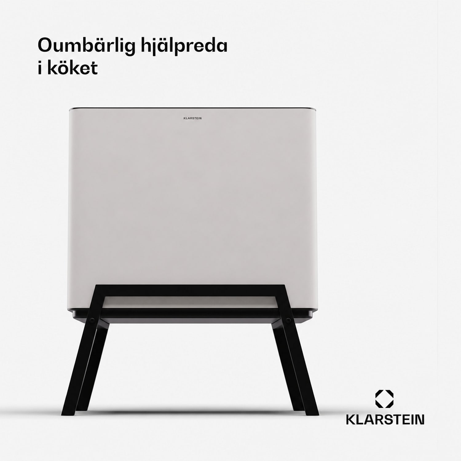 Yuma Sophink 40 liter inkl. kompostbehållare med ben och luktfilter 40 L | Vit