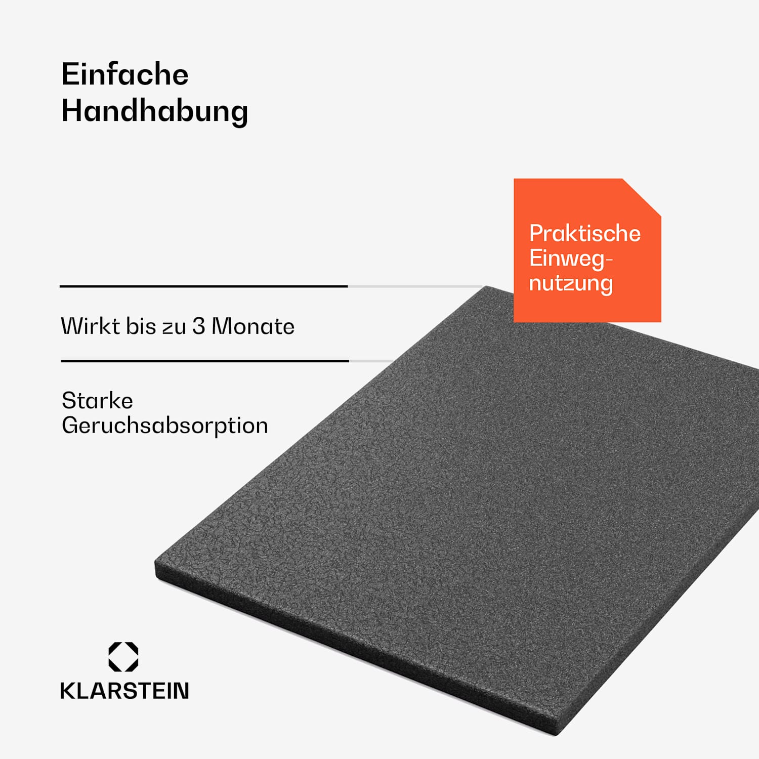 Mülleimer Geruchsfilter mit Aktivkohle 5 Lagen für starke Geruchsabsorption wirkt bis zu 3 Monate Nutzung in Küche und Biomüll 4 Stück pro Packung 