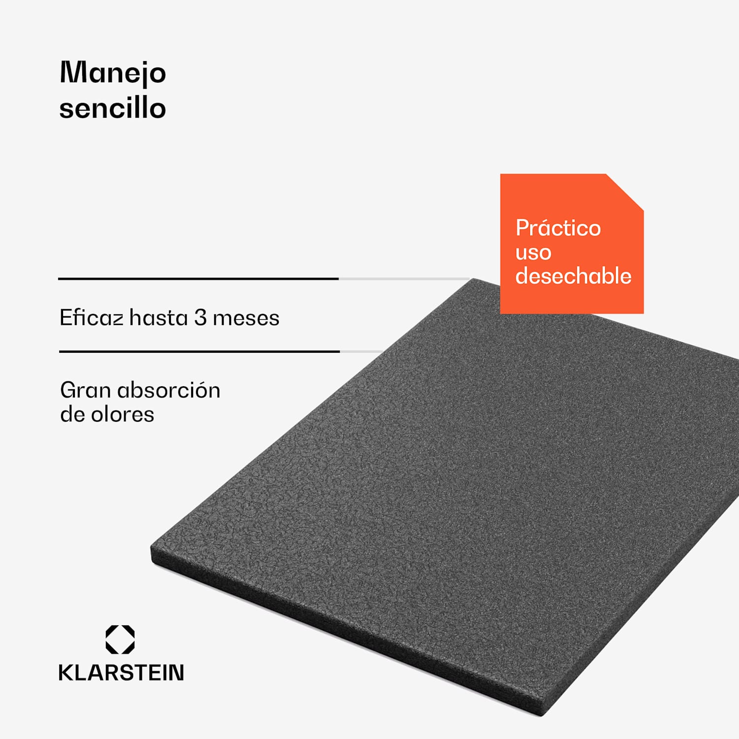 Filtro de olores para cubos de basura con carbón activado 5 capas para una fuerte absorción de olores funciona hasta 3 meses de uso en residuos orgánicos y de cocina 4 unidades por paquete 